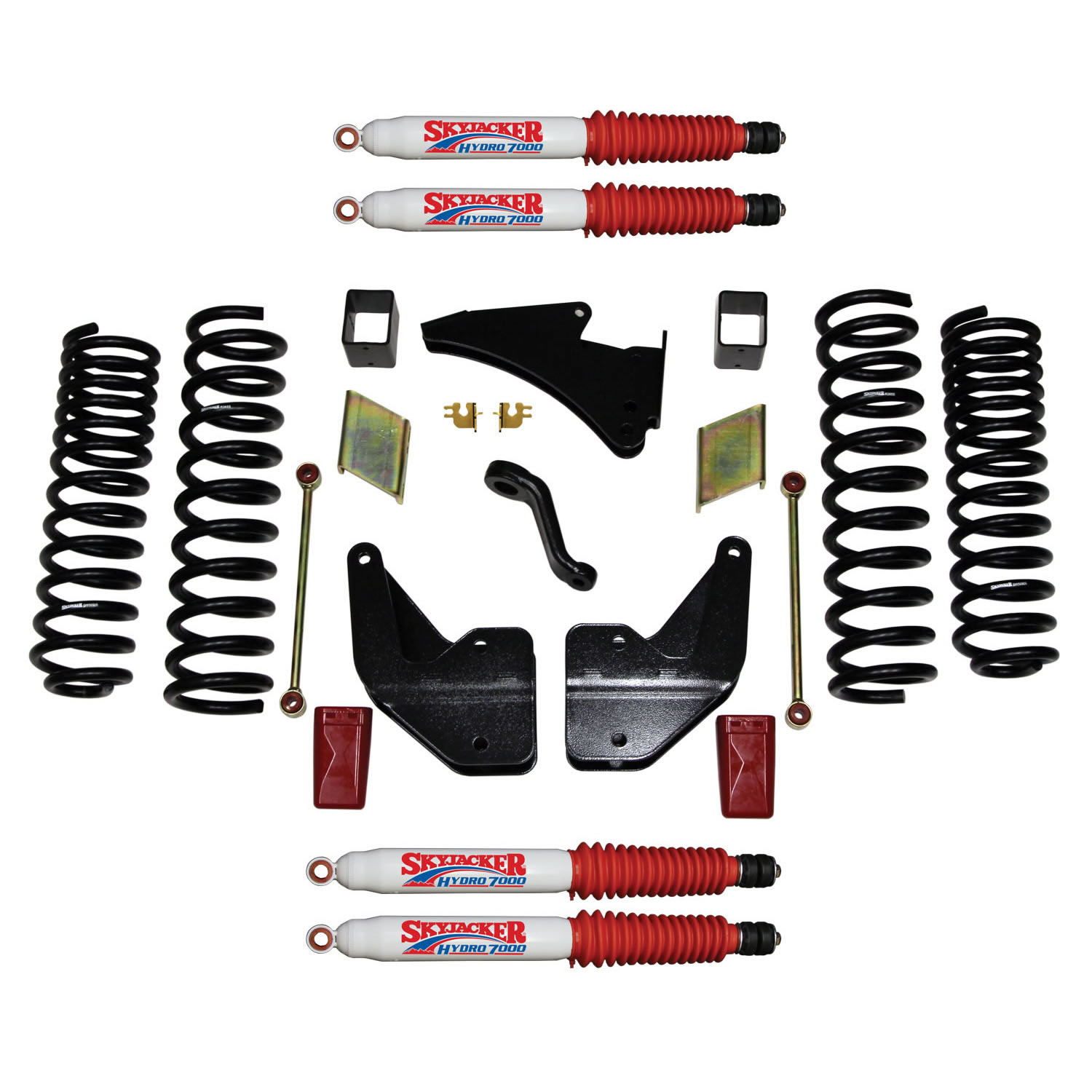 Skyjacker R14451K-H - Suspension Lift Kit w/Shock 4 Inch Lift 14-19 Ram 2500 Incl. Front And Rear Coil Springs