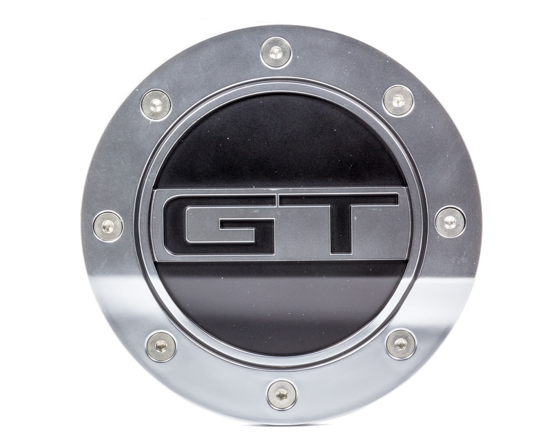 Scott Drake FR3Z-6640526-GS - Fuel Door GT Silver/Blk 15-   Mustang