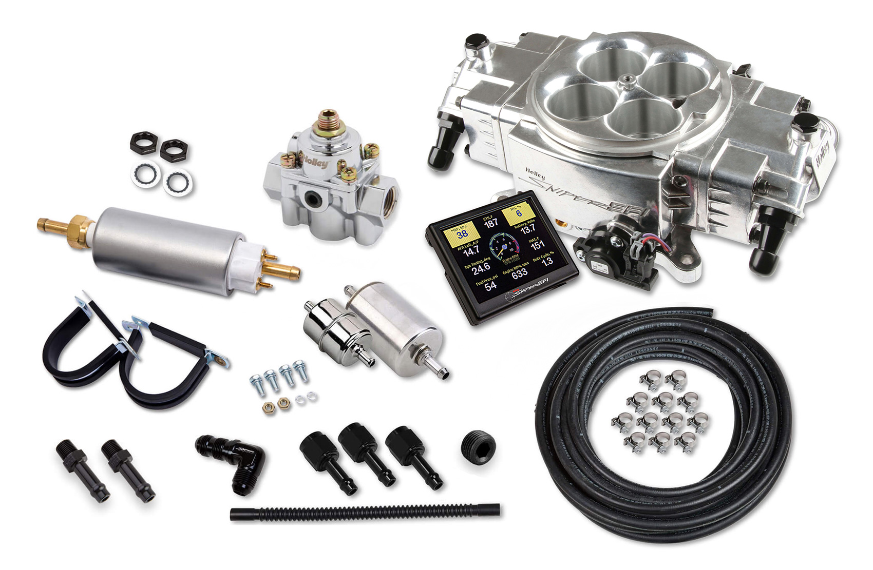 Sniper 550-870K - Holley  Stealth 4150 Master Kit - Shiny