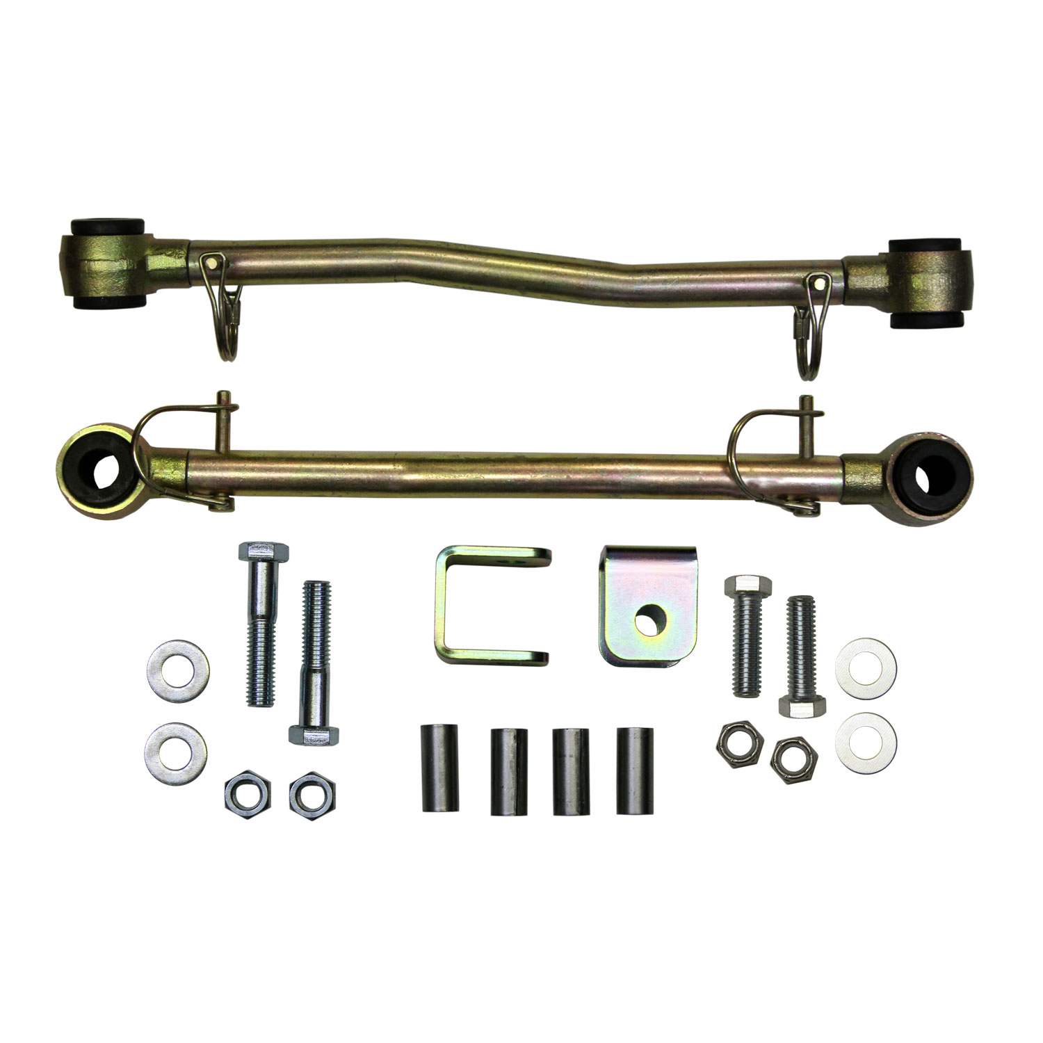 Skyjacker SBE328 - Sway Bar Extended End Links Disconnect Front Lift Height 8 Inch Double Black Rubber Bushings 84-01 Jeep Cherokee