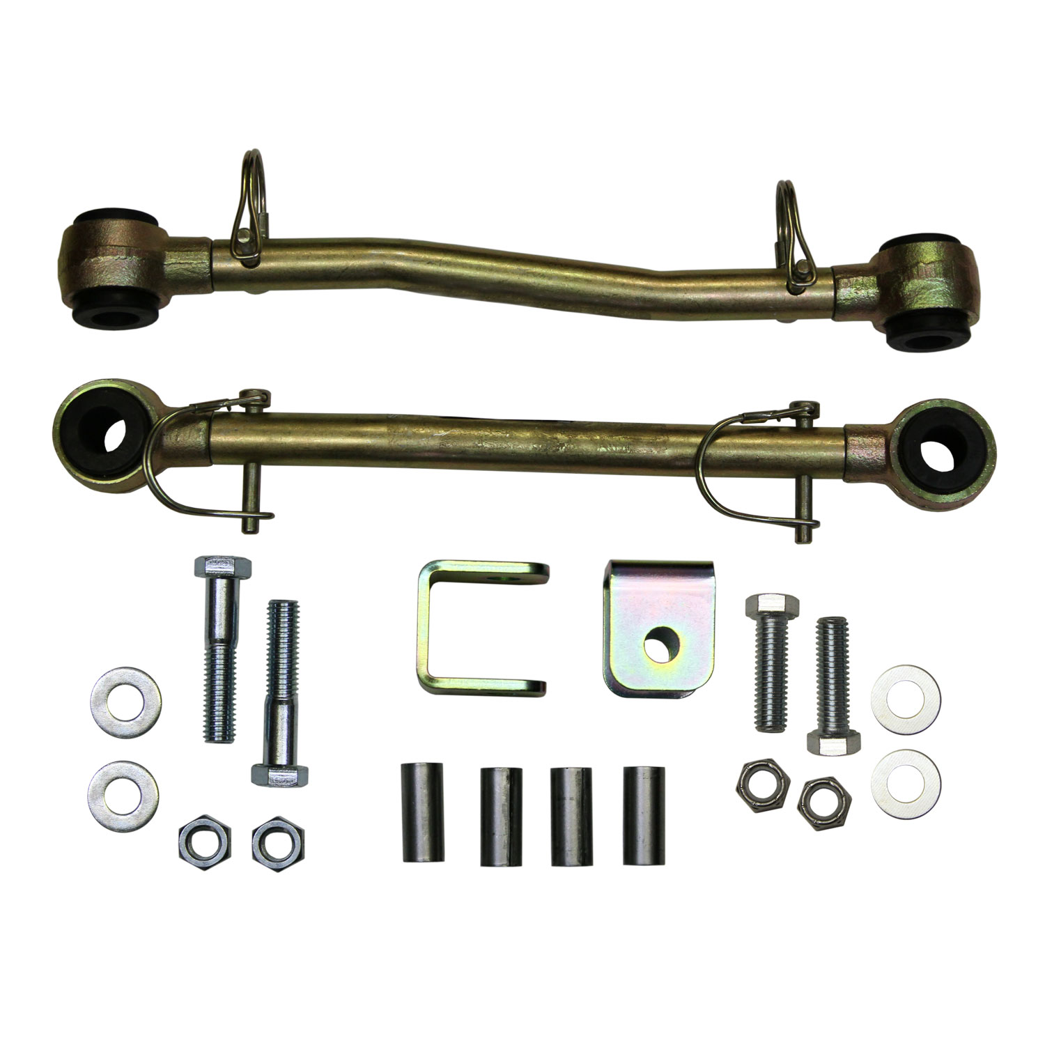 Skyjacker SBE326 - Sway Bar Extended End Links Disconnect Front Lift Height 6 Inch Double Black Rubber Bushings 84-01 Jeep Cherokee