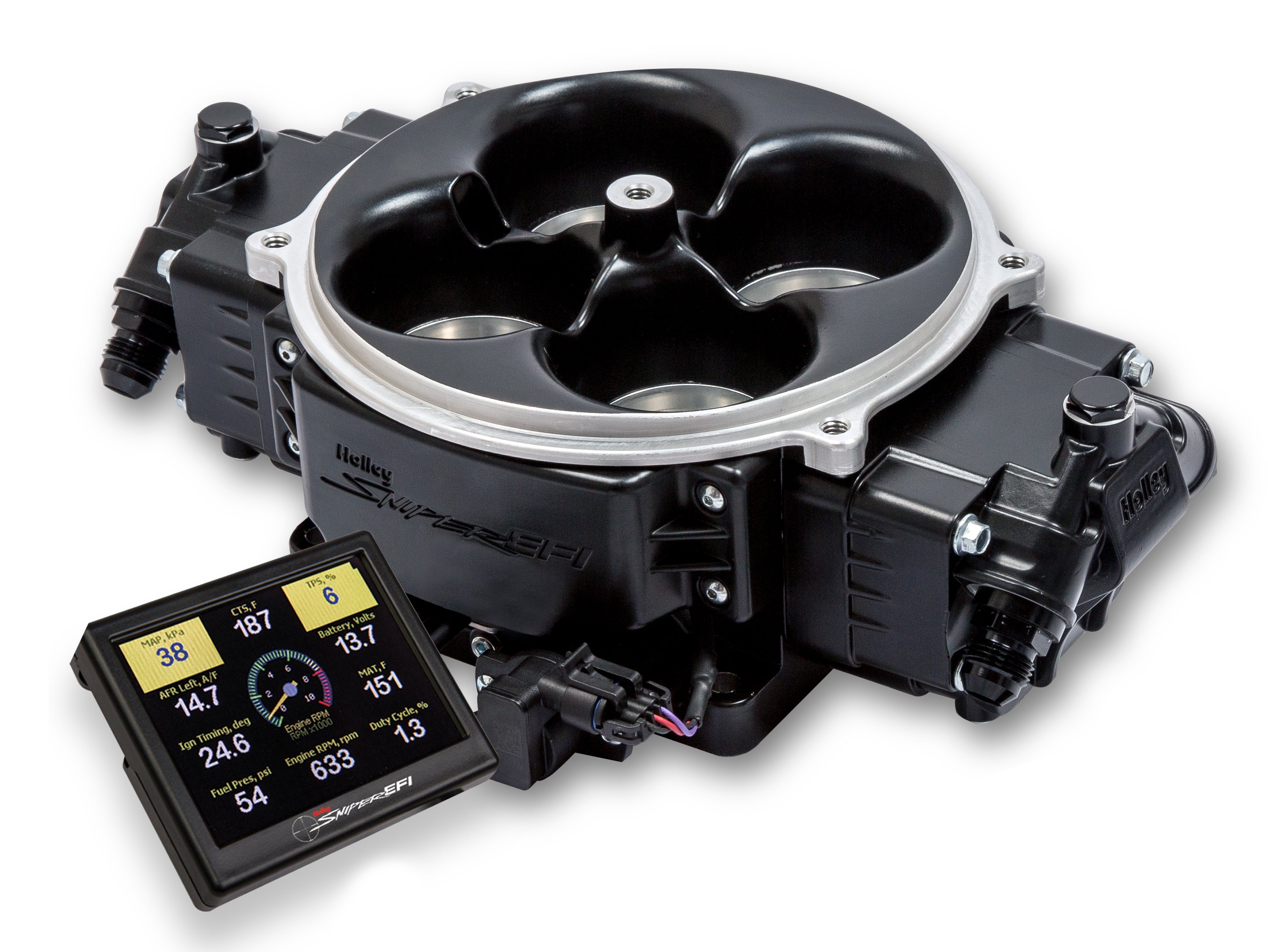 Sniper 550-842 - Holley EFI Stealth 4500 - Black Sniper 550-842 - Holley EFI Stealth 4500 - Black