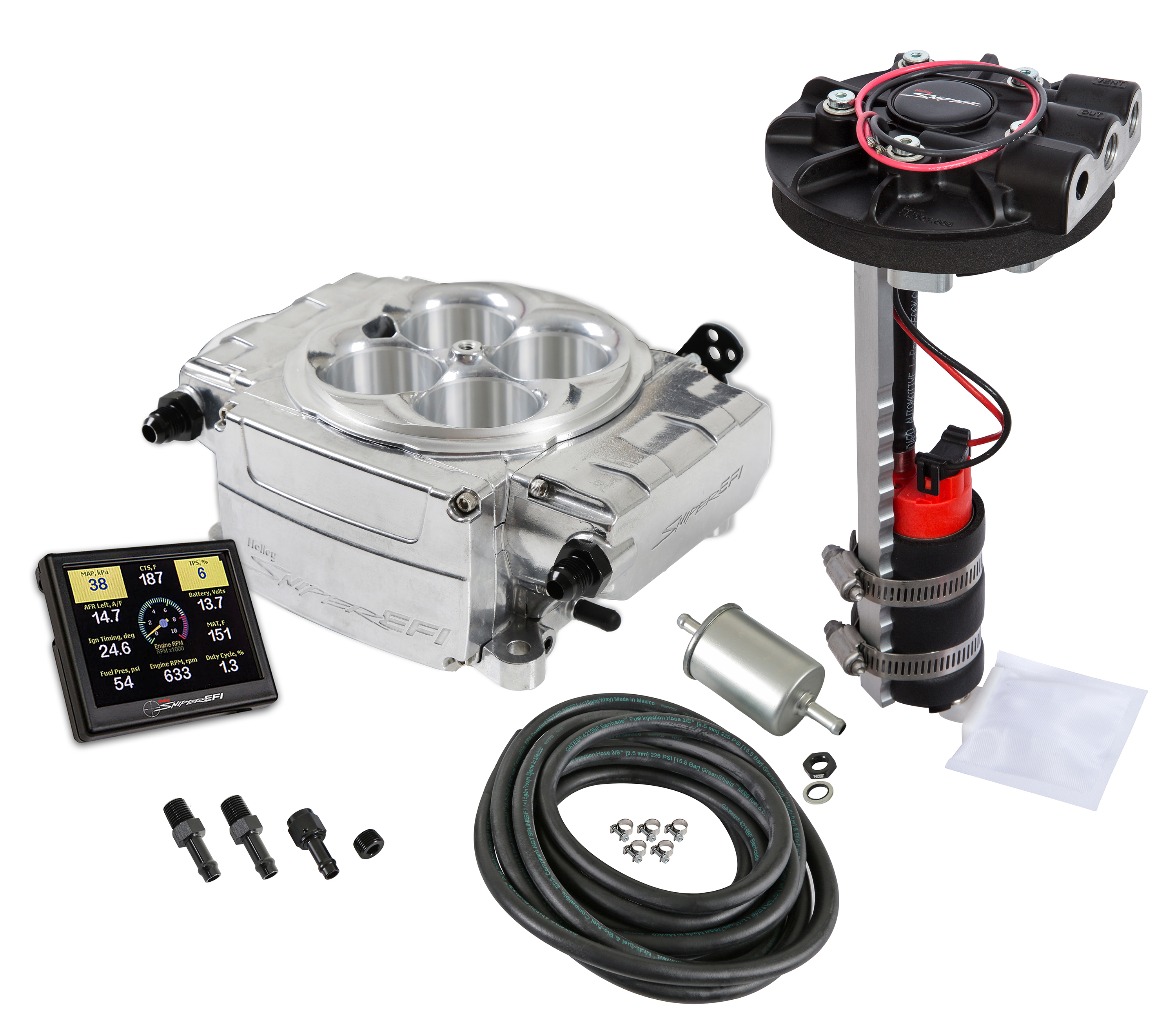 Sniper 550-510-3XR - Holley  2 EFI - Shiny