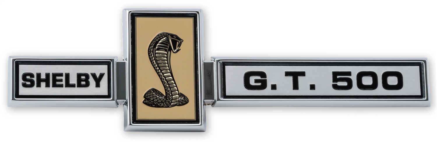 Scott Drake S7MS-16098-D - Grill Dash and Deck Emblem, Pin On, GT500 Shelby