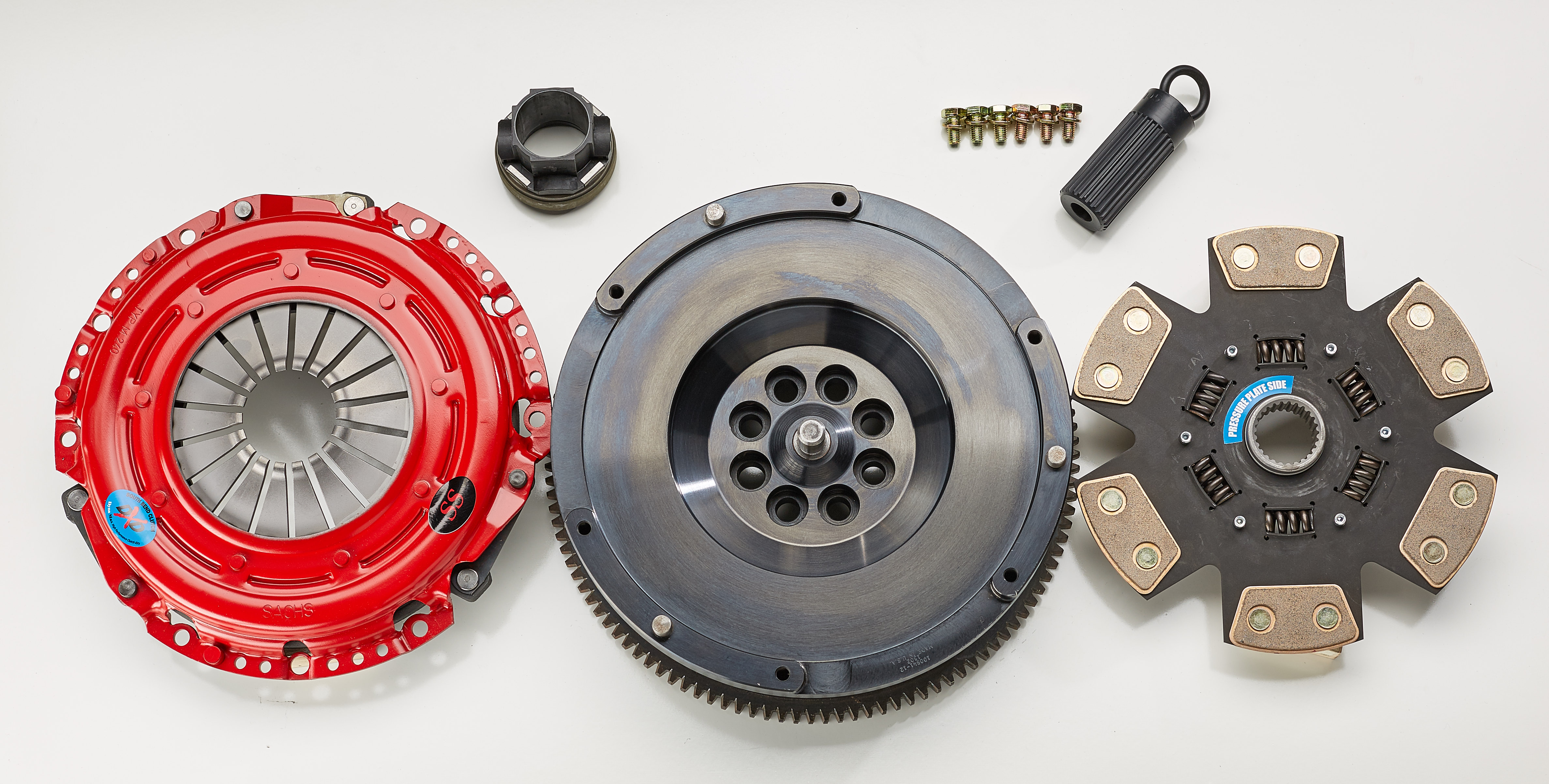 South Bend Clutch K70526-02-SS-DXD-B-SMF - South Bend / DXD Racing Clutch 07+ BMW N54 3.2L Stg 3 Drag Clutch Kit