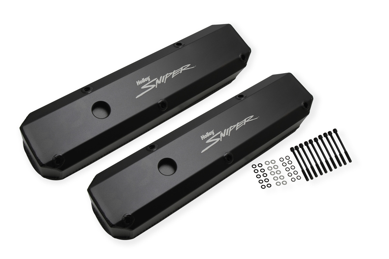 Sniper 890003B - FAB ALUM V/C BLK MOPAR SB 273-360