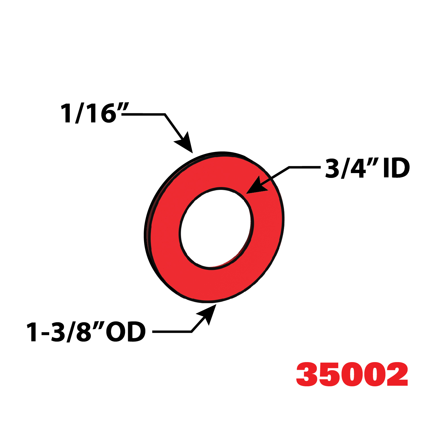 SPC Performance 35002 - KENWRTH SHIM 1/16 (6)