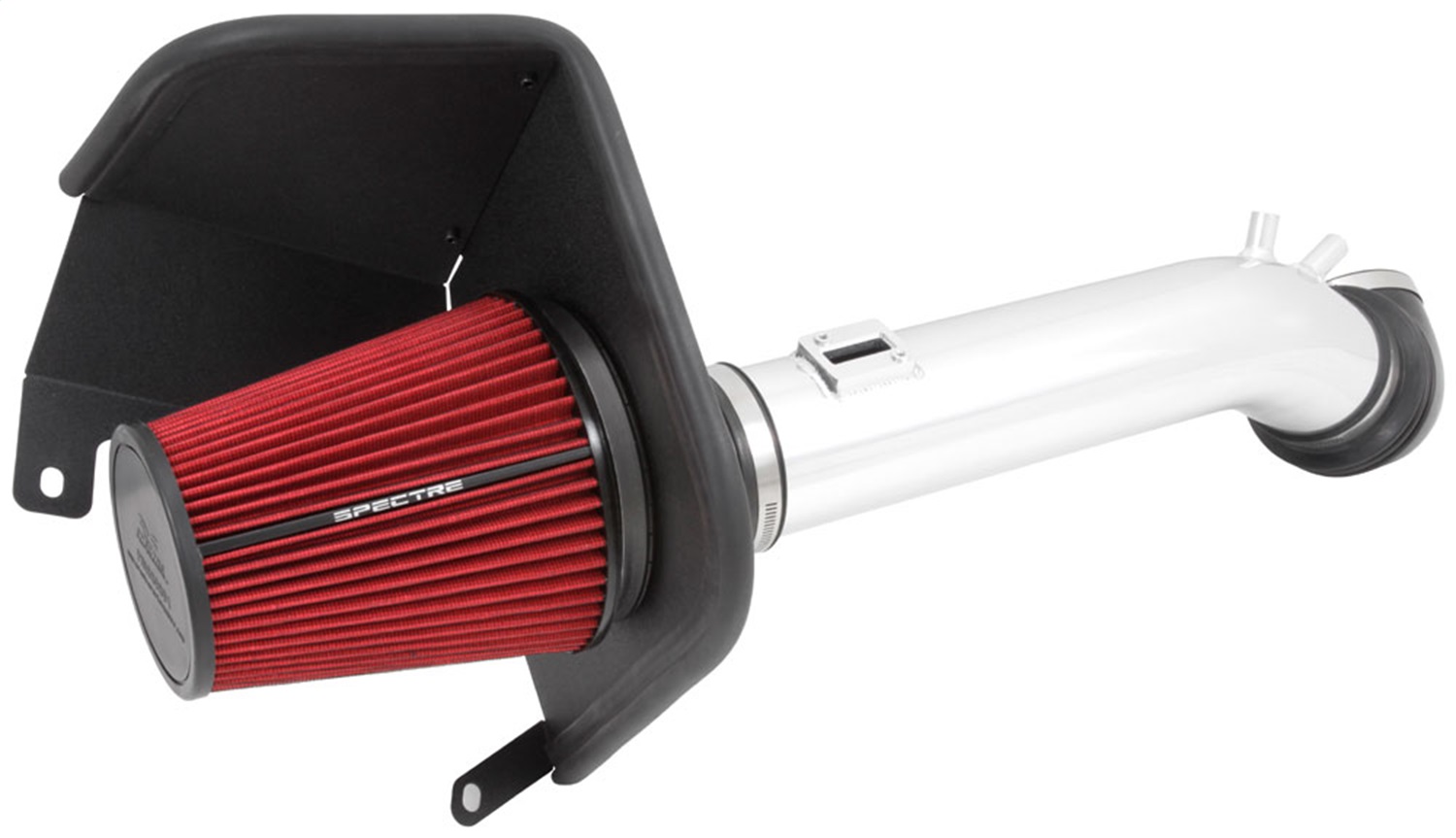 Spectre 9006 - 14-15 GM Silverado/Sierra V8-5.3L F/I Air Intake Kit - Polished w/Red Filter