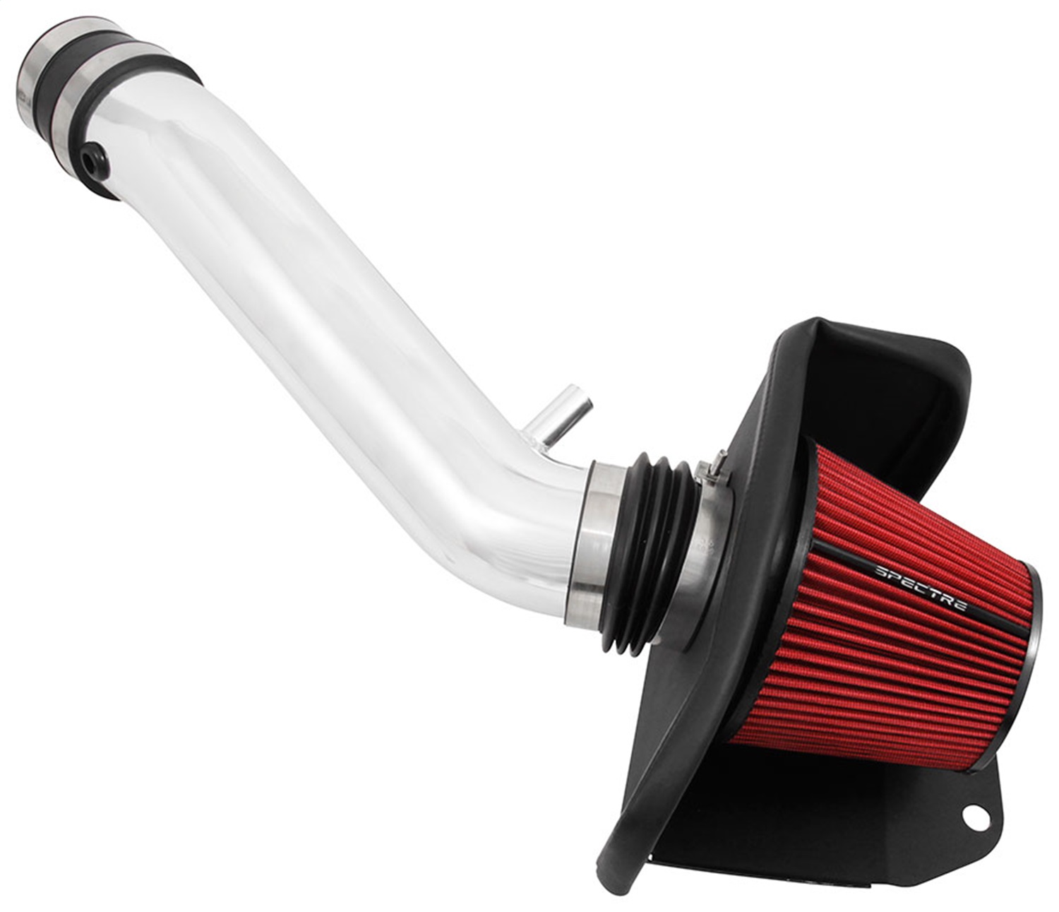 Spectre 9071 - 16-18 Jeep Grand Cherokee V6-3.6L F/I Air Intake Kit - Polished w/Red Filter Spectre 9071 - 16-18 Jeep Grand Cherokee V6-3.6L F/I Air Intake Kit - Polished w/Red Filter