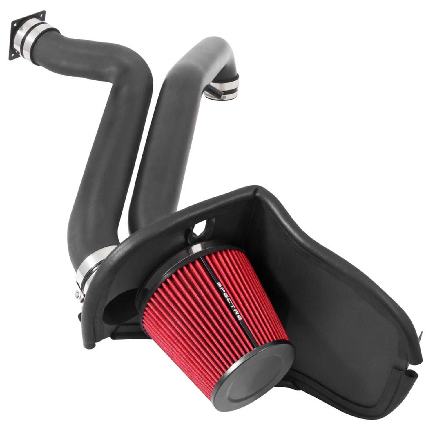 Spectre 9050 - 97-06 Jeep Wrangler L6-4.0L F/I Air Intake Kit - Tex. Black w/Red Filter