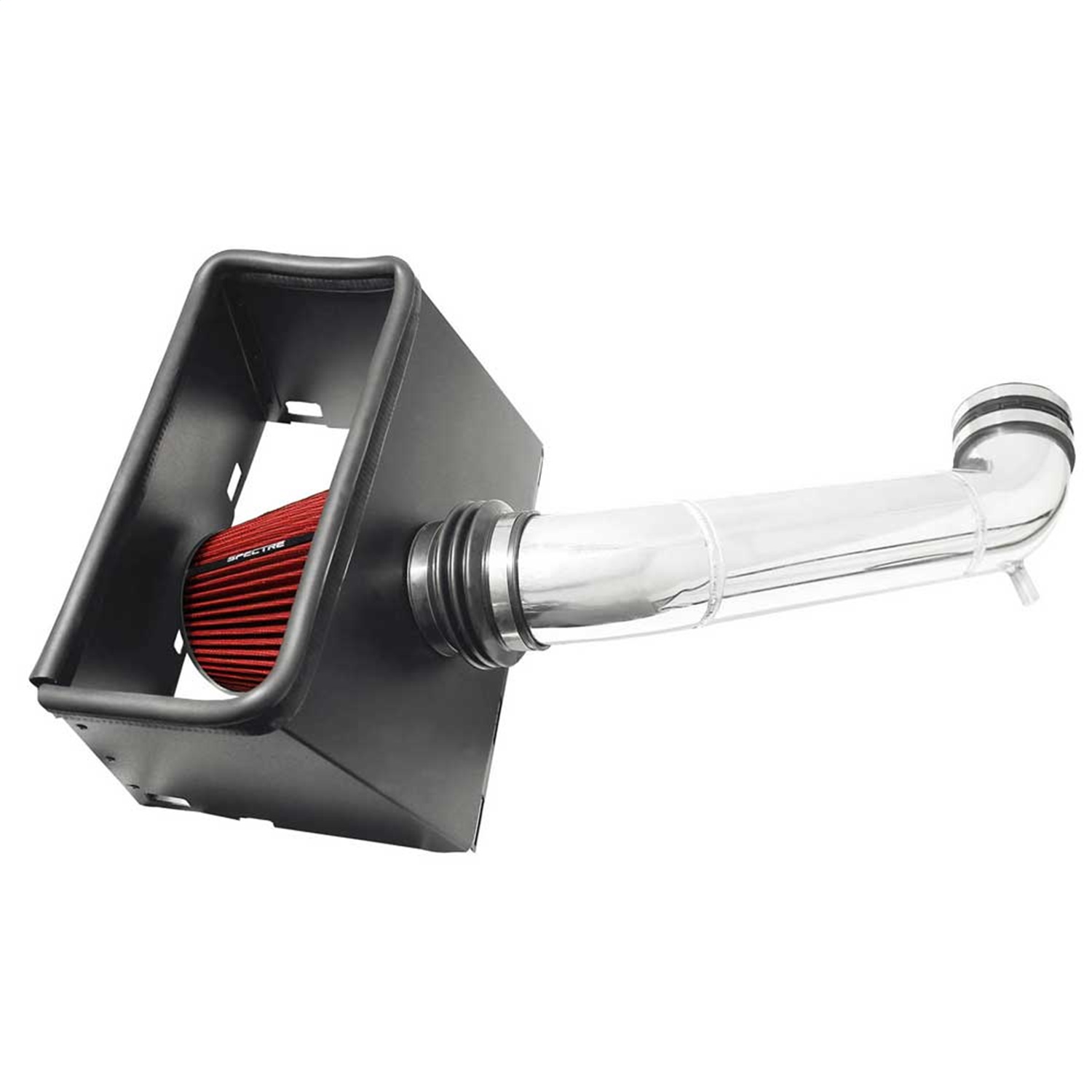 Spectre 9932 - 03-08 Dodge RAM 1500/2500 V8-4.7/5.7L F/I Air Intake Kit - Clear Anodized w/Red Filter Spectre 9932 - 03-08 Dodge RAM 1500/2500 V8-4.7/5.7L F/I Air Intake Kit - Clear Anodized w/Red Filter