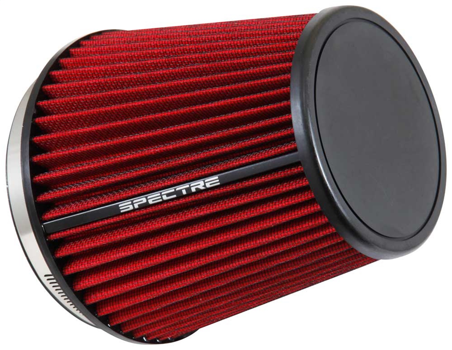 Spectre HPR9892 - HPR Conical Air Filter 6in. Flange ID / 7.313in. Base OD / 7in. Tall - Red