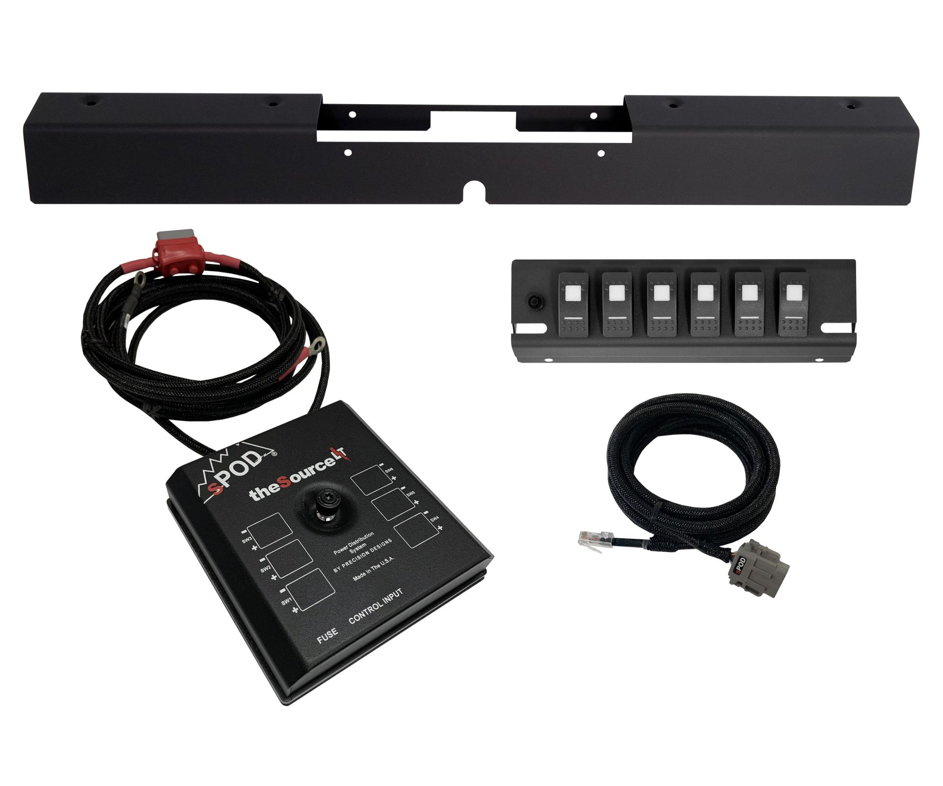 sPOD 873040 - SourceLT w/ Amber LED Switches for 2003-2006 TJ/LJ sPOD 873040 - SourceLT w/ Amber LED Switches for 2003-2006 TJ/LJ