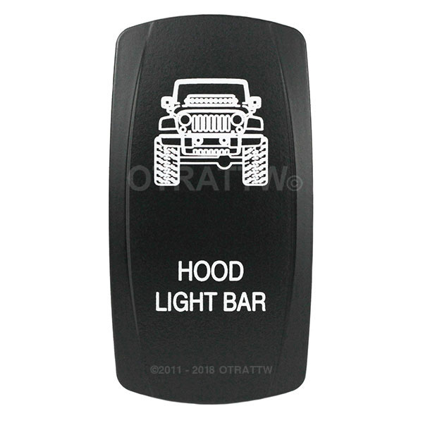 sPOD 860480 - Switch, Rocker JK Hood Light Bar