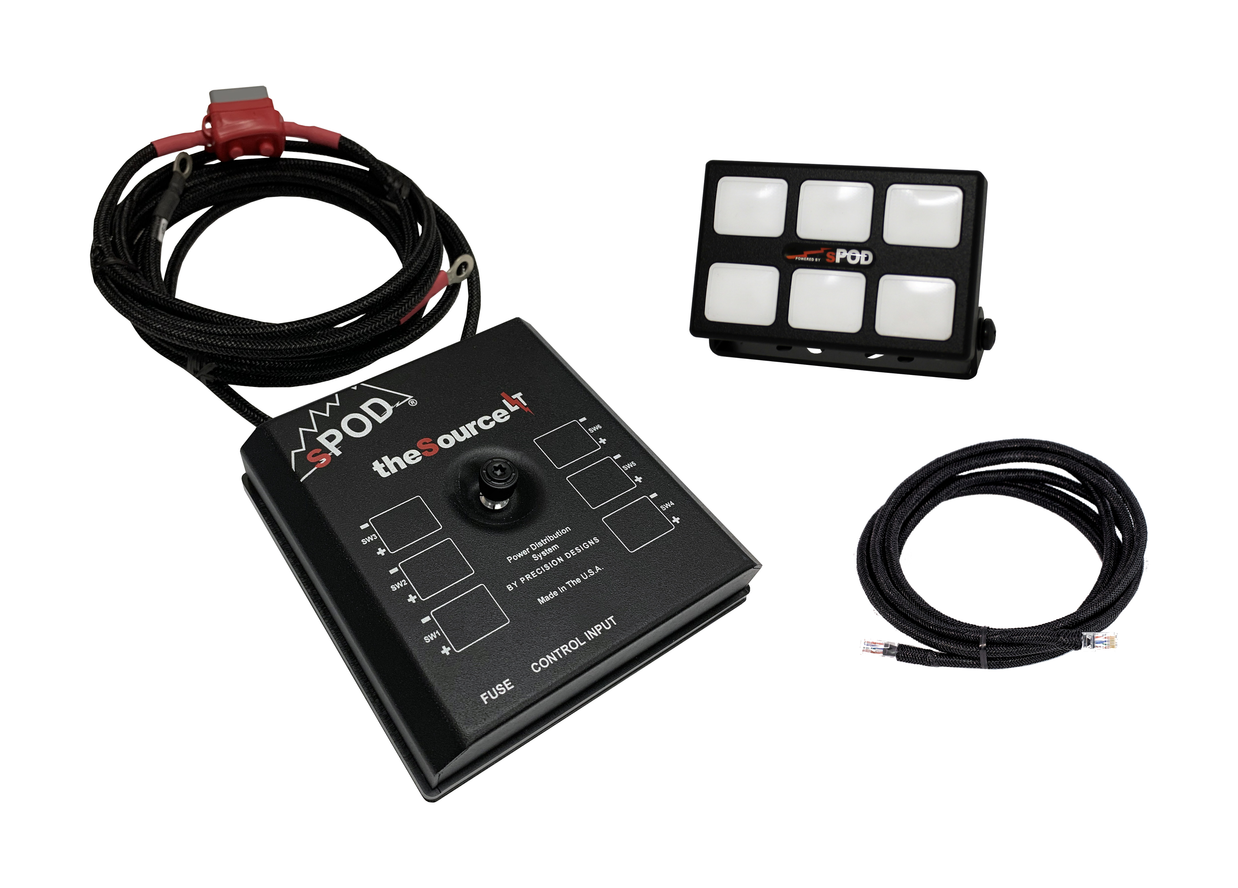 sPOD SLM6UNI36 - SourceLT w/ Mini6 for Universal w/ 36 Inch Battery Cables S sPOD SLM6UNI36 - SourceLT w/ Mini6 for Universal w/ 36 Inch Battery Cables S