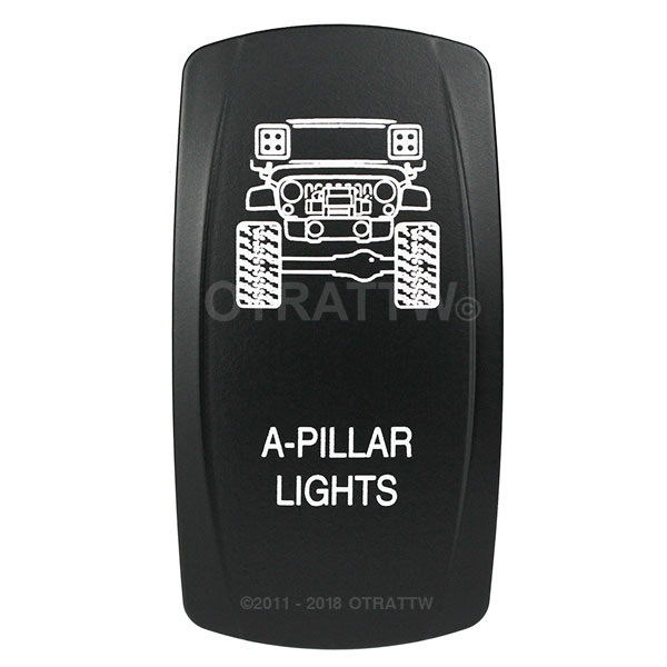sPOD VVPZCJK-A42 - **Discontinued**JK A-Pillar Lights Rocker Switch