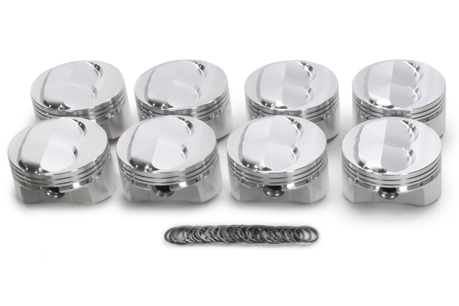 Sportsman Racing Products 142024 - SBC Domed Piston Set 4.155 Bore