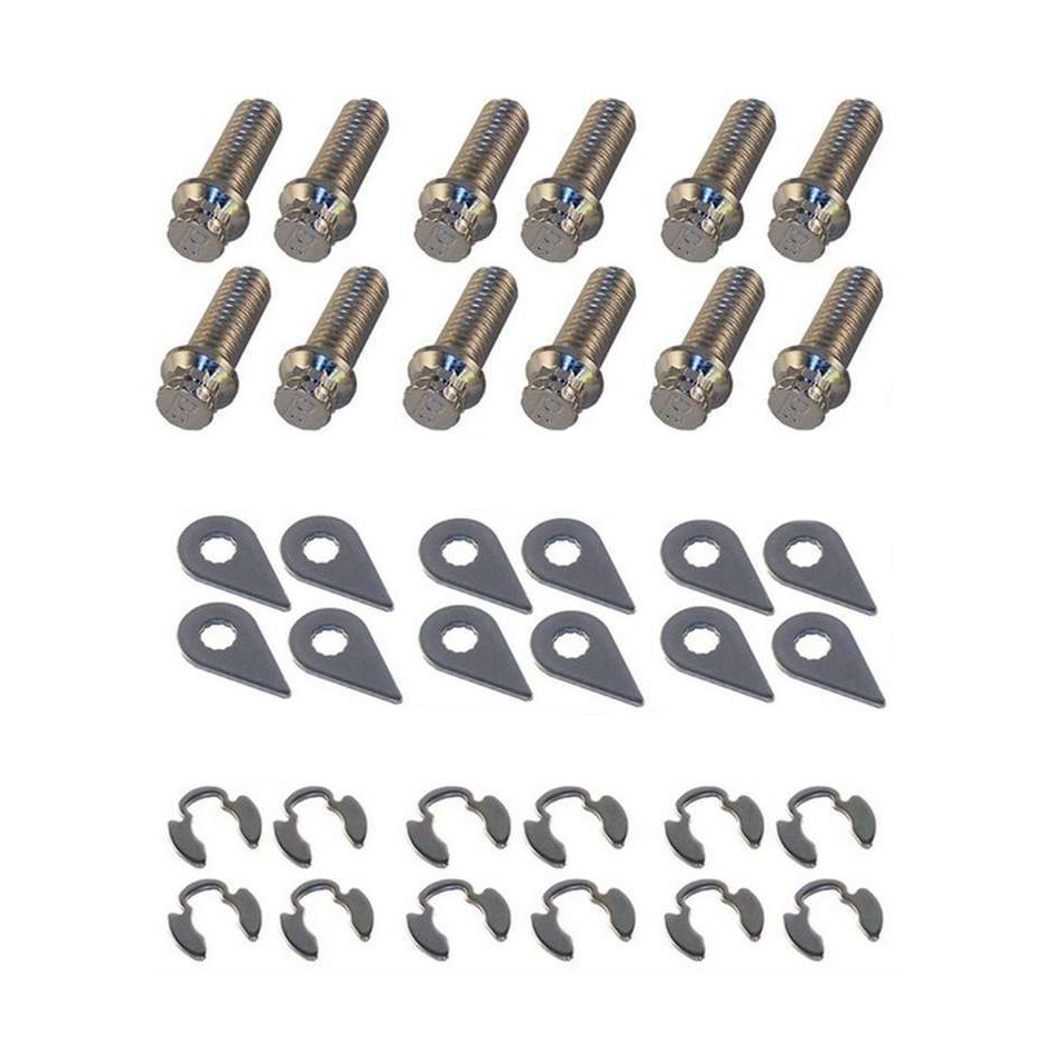 Stage 8 Fasteners 8935 - Header Bolt Kit - 12pt. 5/16-18 x 1in (12)