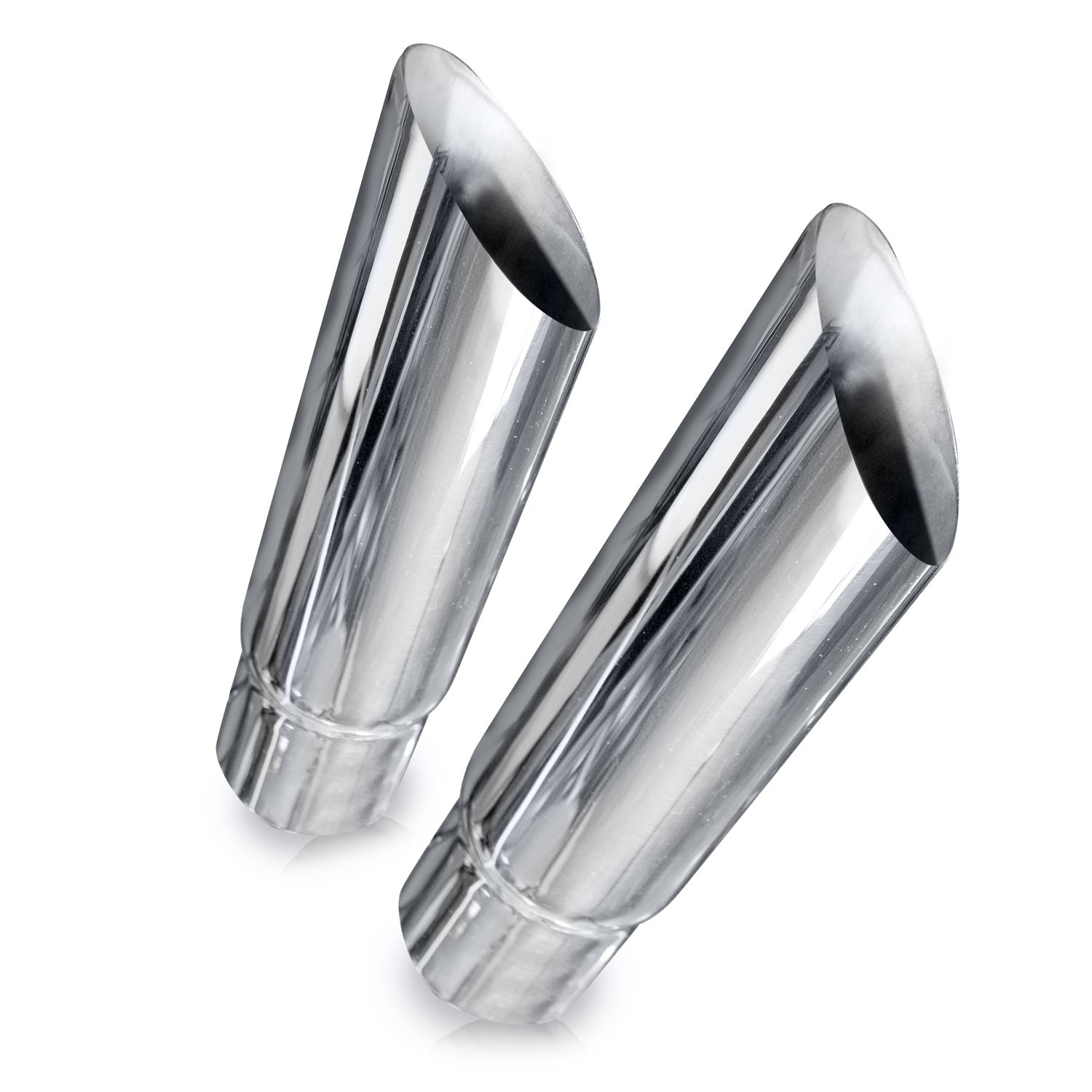 Stainless Works 7030225 - Slash Cut Exhaust Tips 2.25in ID Inlet Stainless Works 7030225 - Slash Cut Exhaust Tips 2.25in ID Inlet