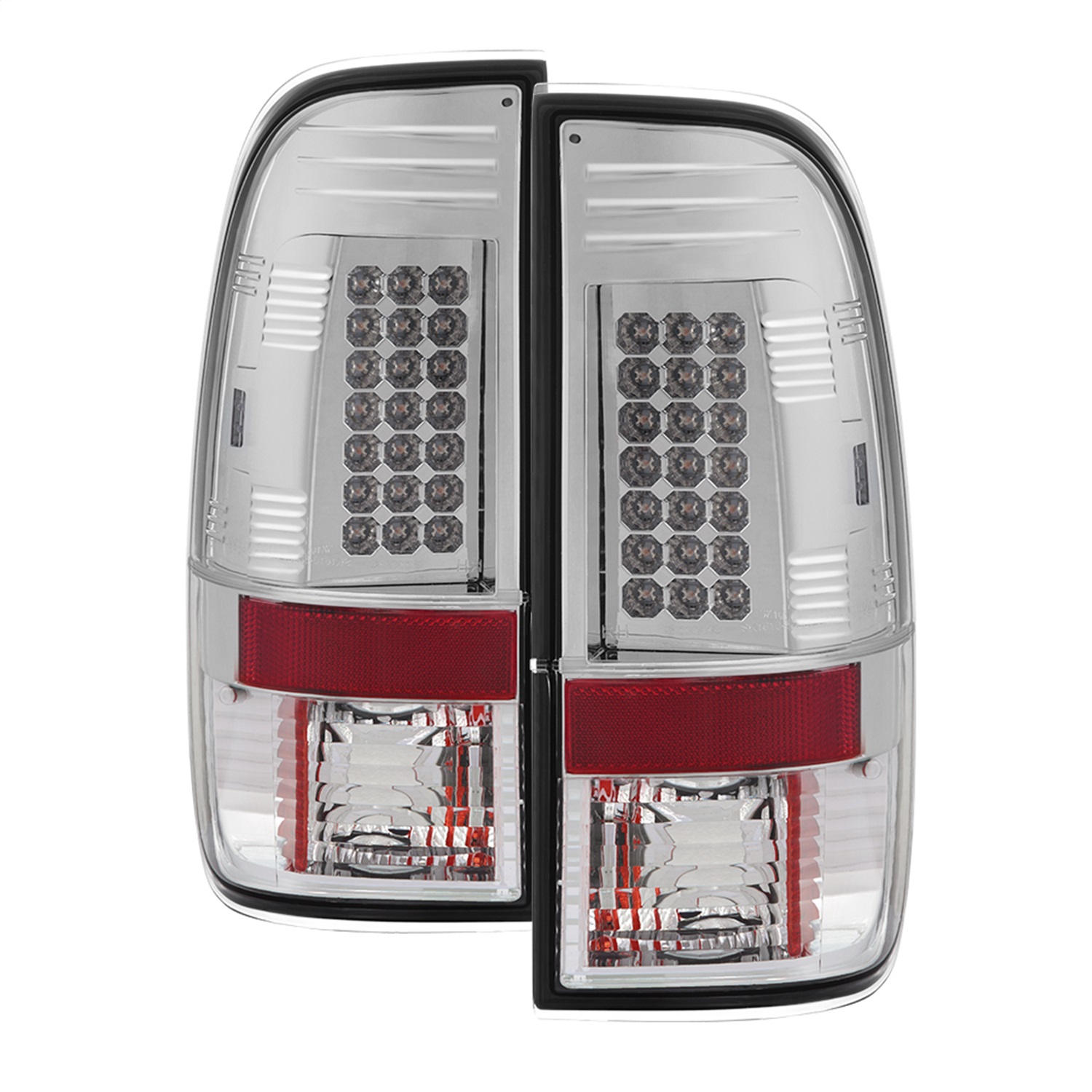 Spyder 5003478 - Ford F150 side 97-03/F250/350/450 Super Duty 99-07 LED Tail Lights Chrm ALT-YD-FF15097-LED-C