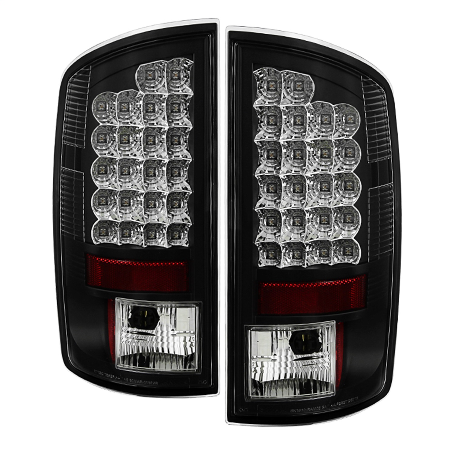 Spyder 5002617 - Dodge Ram 07-08 1500/Ram 07-09 2500/3500 LED Tail Lights Black ALT-YD-DRAM06-LED-BK