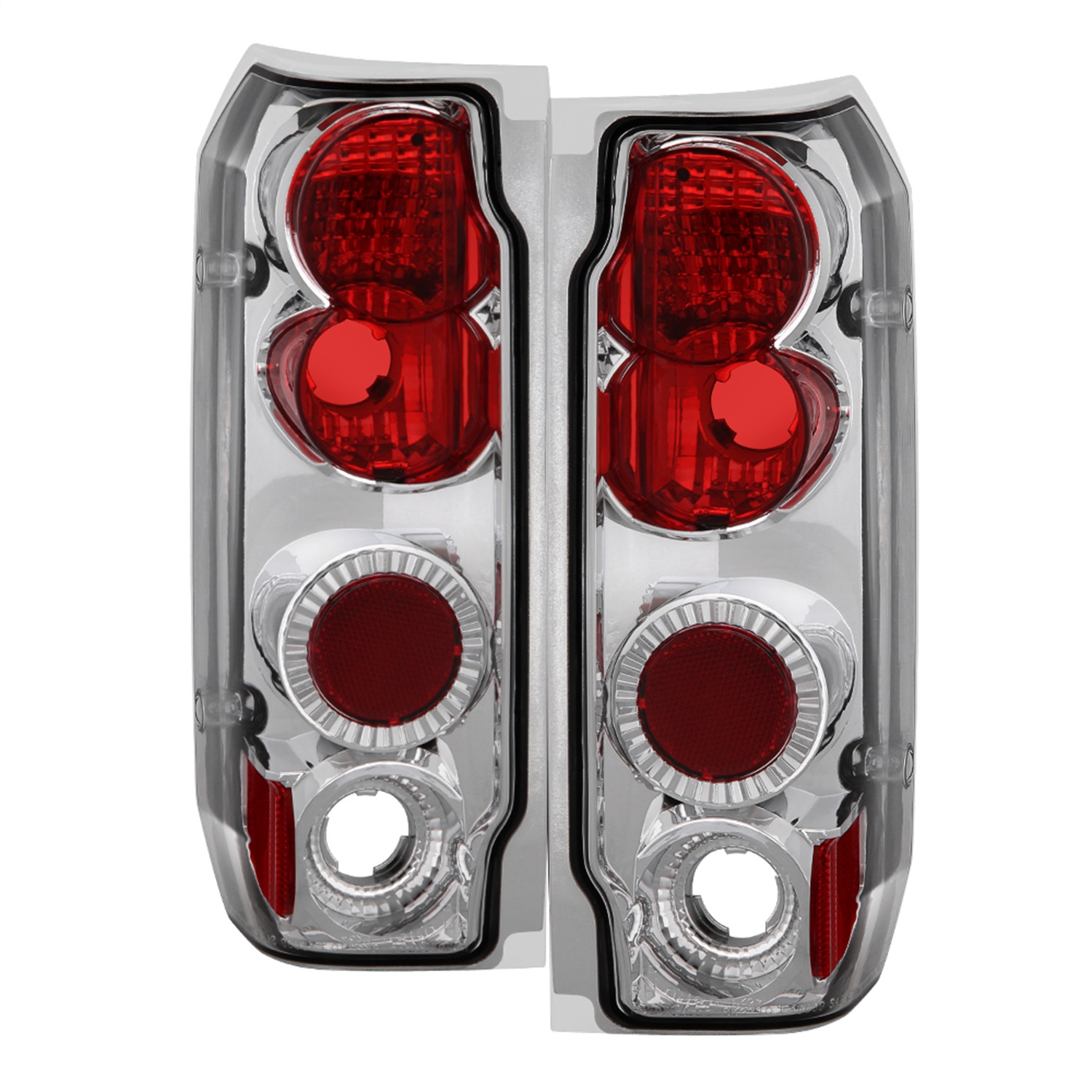 Spyder 5003317 - Ford F150 87-96/Ford Bronco 88-96 Euro Style Tail Lights Chrome ALT-YD-FF15089-C Spyder 5003317 - Ford F150 87-96/Ford Bronco 88-96 Euro Style Tail Lights Chrome ALT-YD-FF15089-C