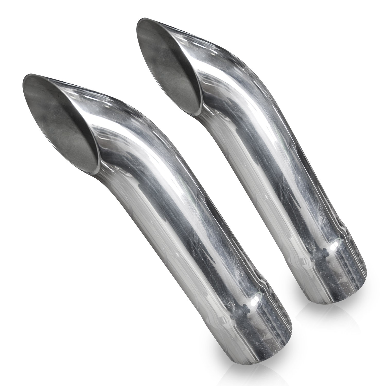 Stainless Works 7070225 - Extended Turn Down Tips- 2 1/4in ID Inlet 2 1/4in Body Stainless Works 7070225 - Extended Turn Down Tips- 2 1/4in ID Inlet 2 1/4in Body