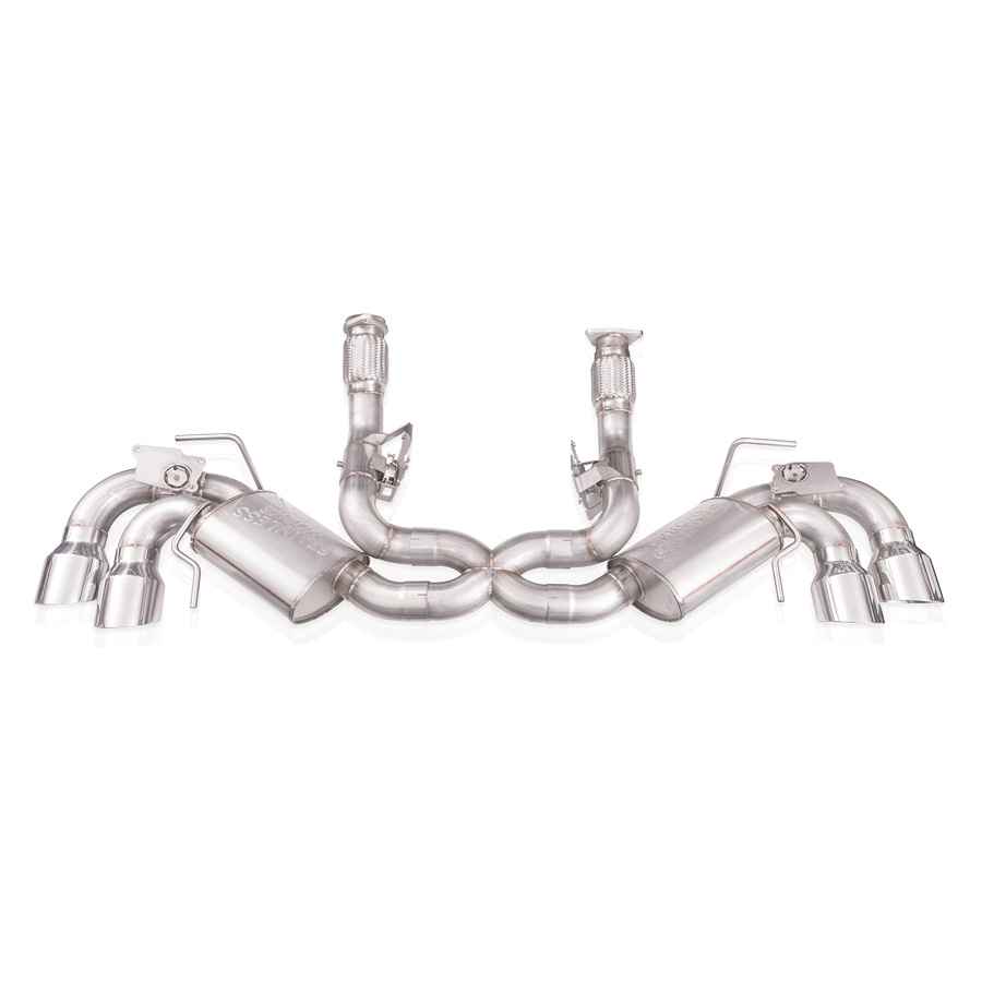 Stainless Works C8CBR - 20-21 Chevrolet Corvette C8 6.2L Redline Cat-Back Exhaust w/ Polished Tips Stainless Works C8CBR - 20-21 Chevrolet Corvette C8 6.2L Redline Cat-Back Exhaust w/ Polished Tips