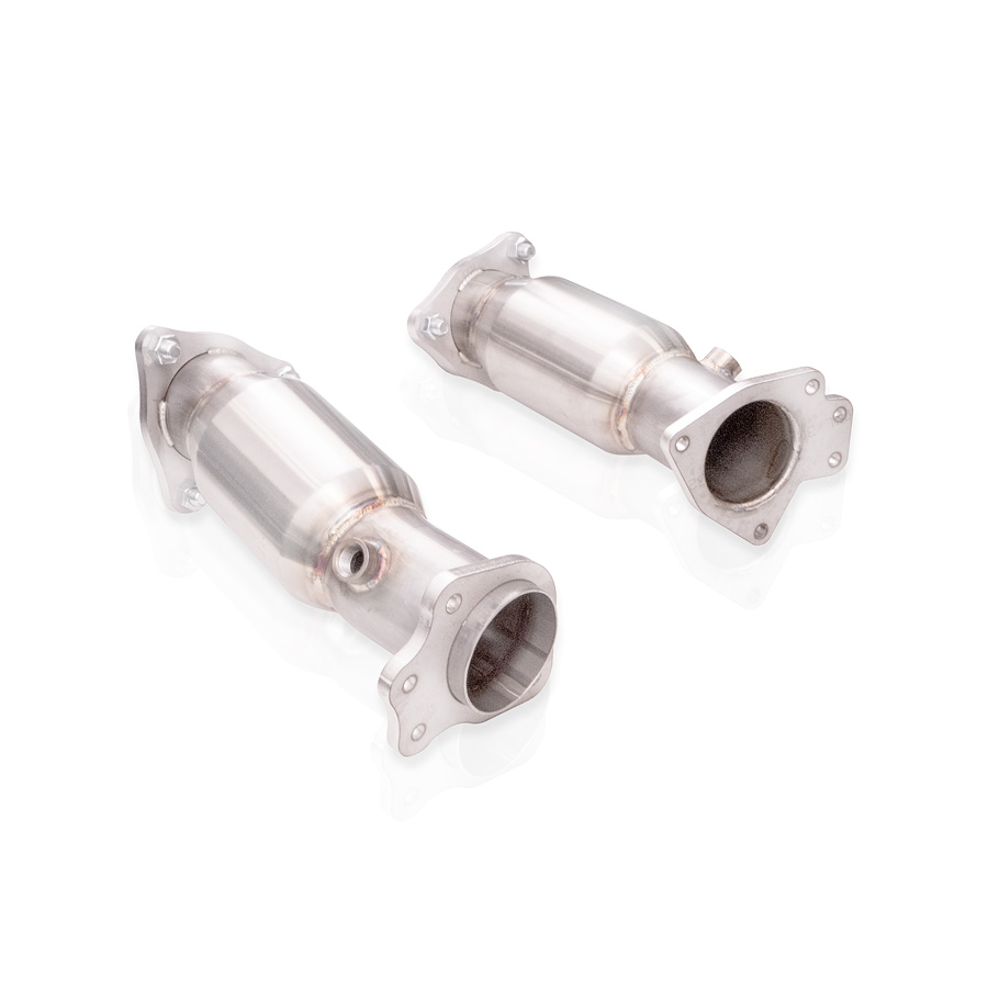 Stainless Works C8CATLDS - 20-21 Chevrolet Corvette C8 6.2L High-Flow Catted Midpipe Kit 3in