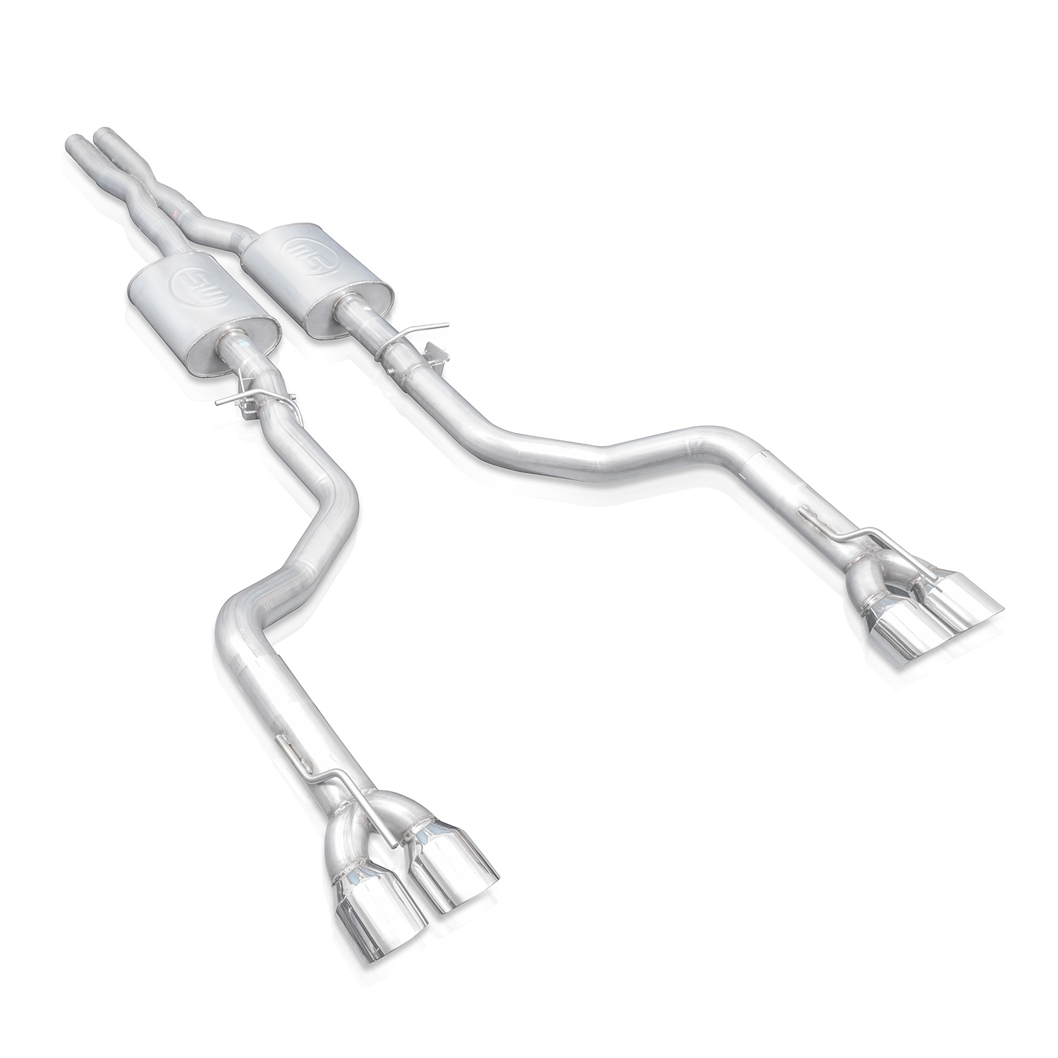 Stainless Works CHAL16CBL4 - 15-19 Dodge Challenger 6.2L/6.4L Hemi 3in Legend Catback X-Pipe w/4in Quad Tips Stainless Works CHAL16CBL4 - 15-19 Dodge Challenger 6.2L/6.4L Hemi 3in Legend Catback X-Pipe w/4in Quad Tips