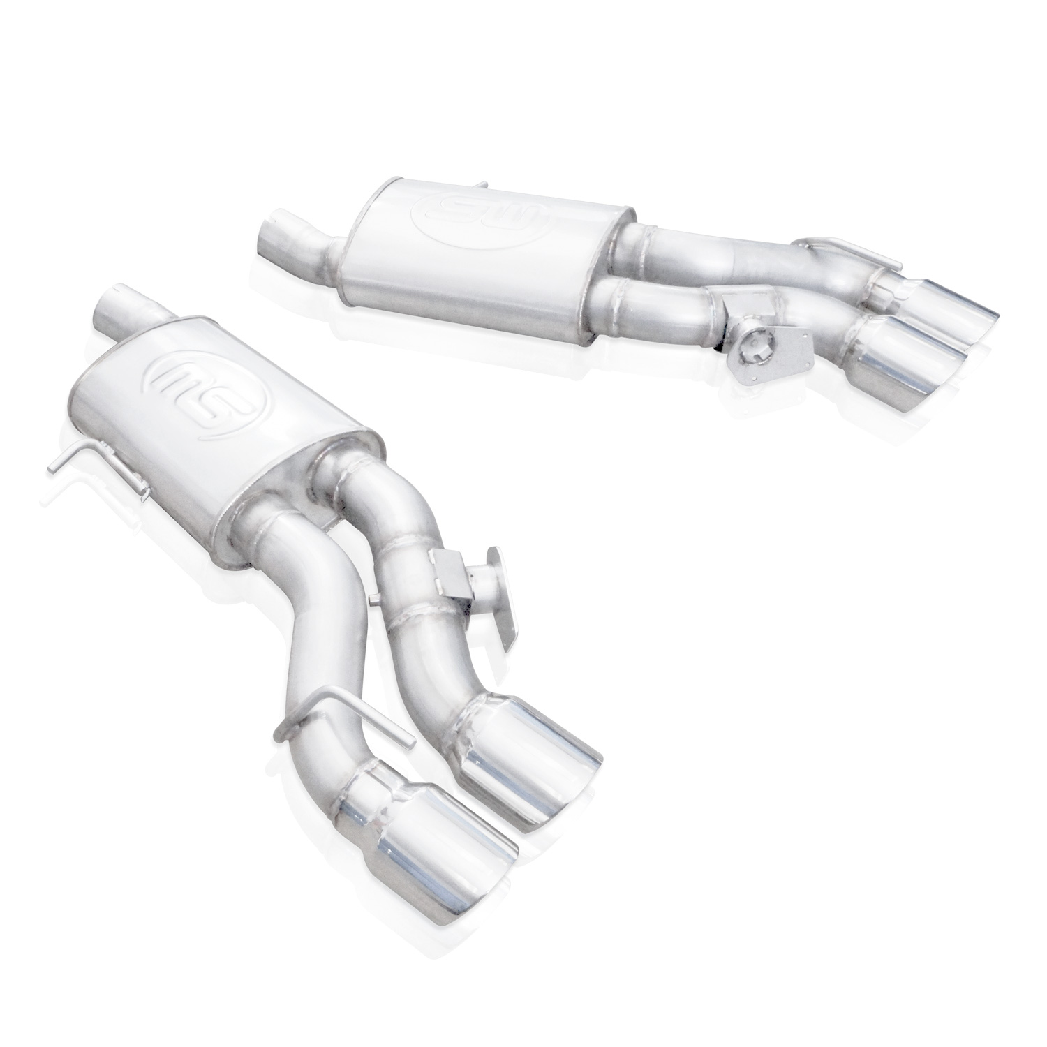 Stainless Works CTSV16MKS-PC - 2016-18 Cadillac CTS-V Sedan Axleback System Dual-Mode Turbo Mufflers 4in Tips Stainless Works CTSV16MKS-PC - 2016-18 Cadillac CTS-V Sedan Axleback System Dual-Mode Turbo Mufflers 4in Tips