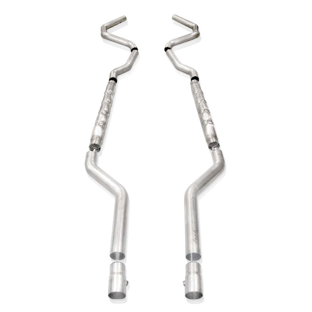 Stainless Works CA679LSCH - Chevy Camaro 1967-69 Exhaust 3in Stainless Chambered No X-Pipe