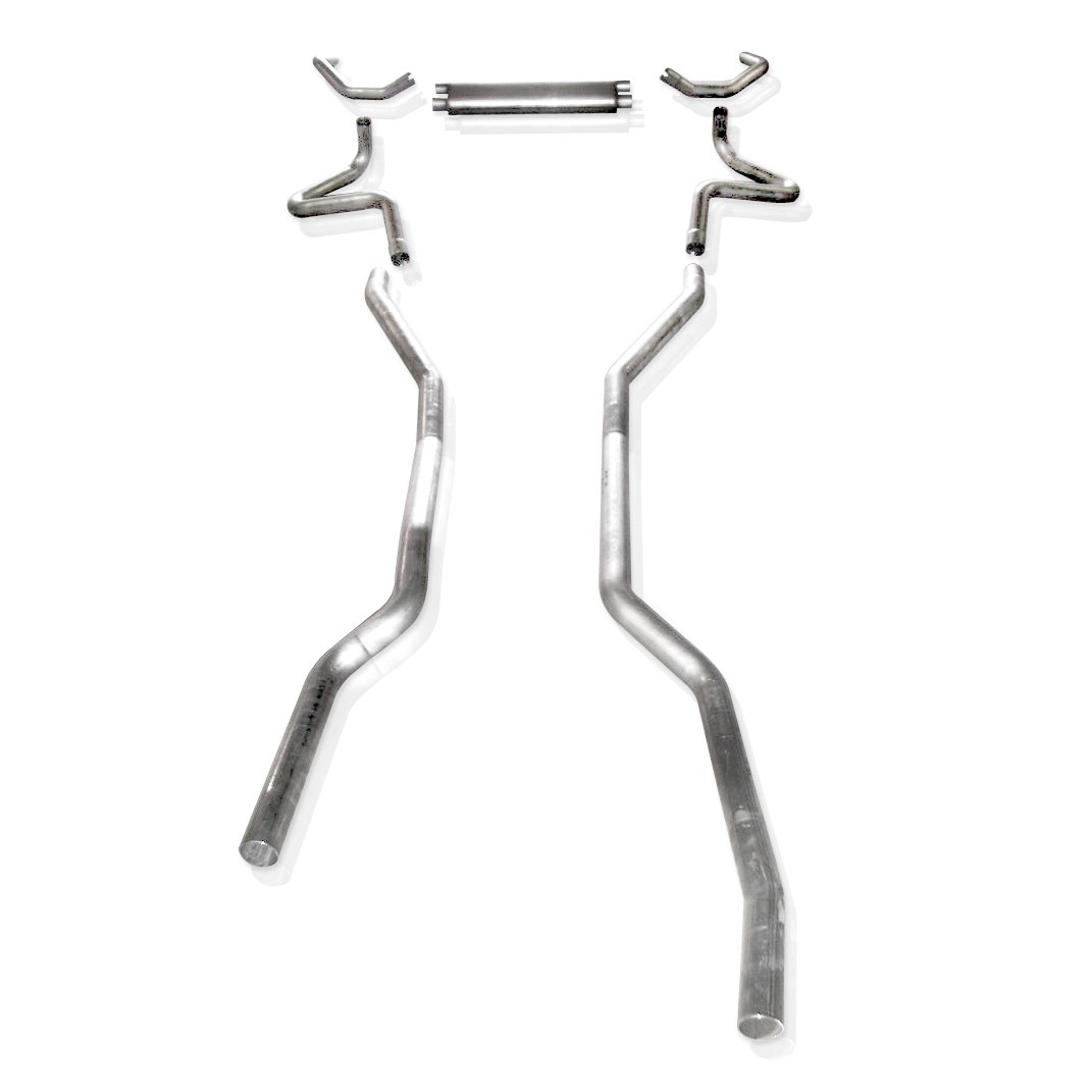 Stainless Works CA6714S - Chevy Camaro 1967-68 Exhaust BB Stainless System