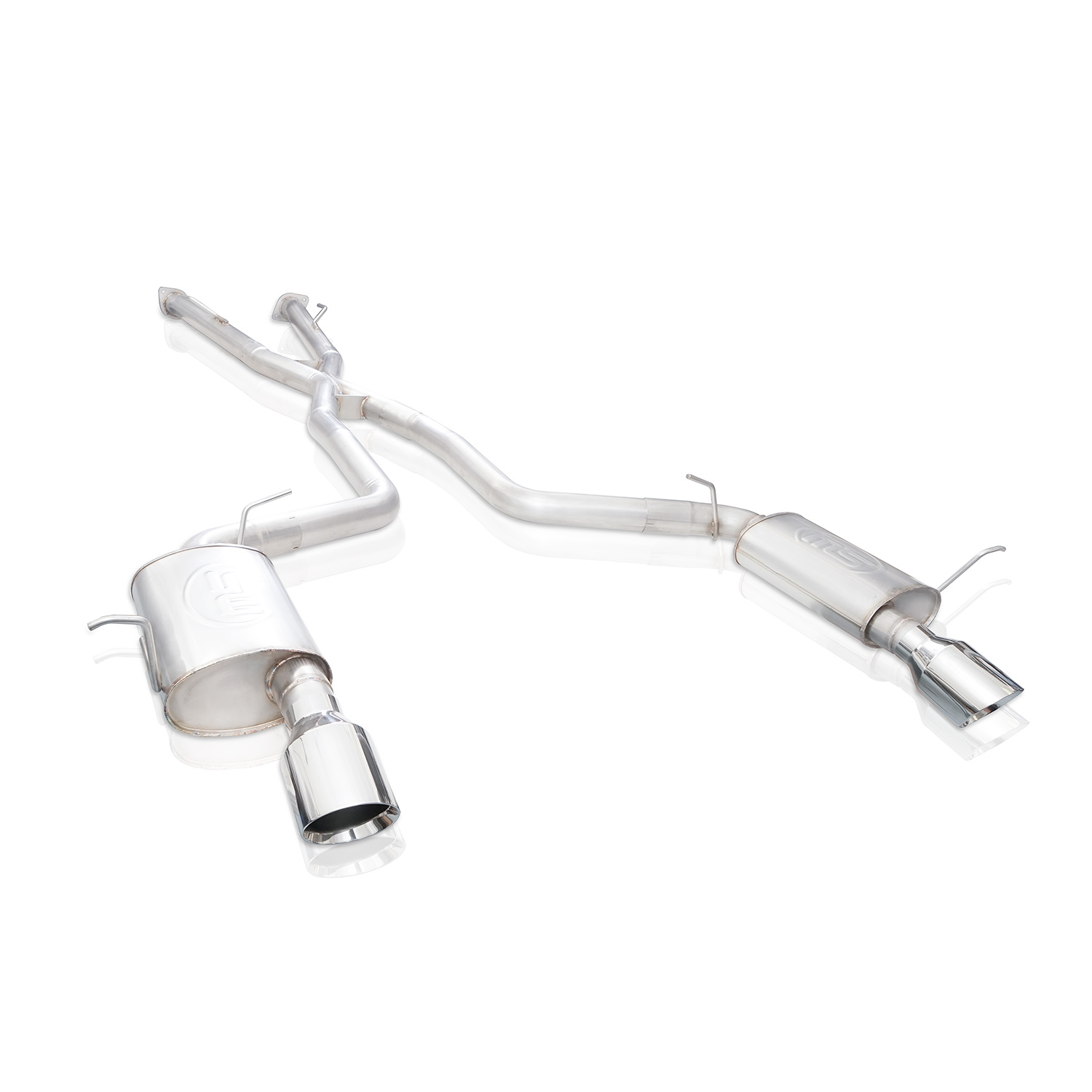 Stainless Works DUR18CBR - 18-19 Dodge Durango 6.4L Redline Catback Exhaust w/ Polished Tips