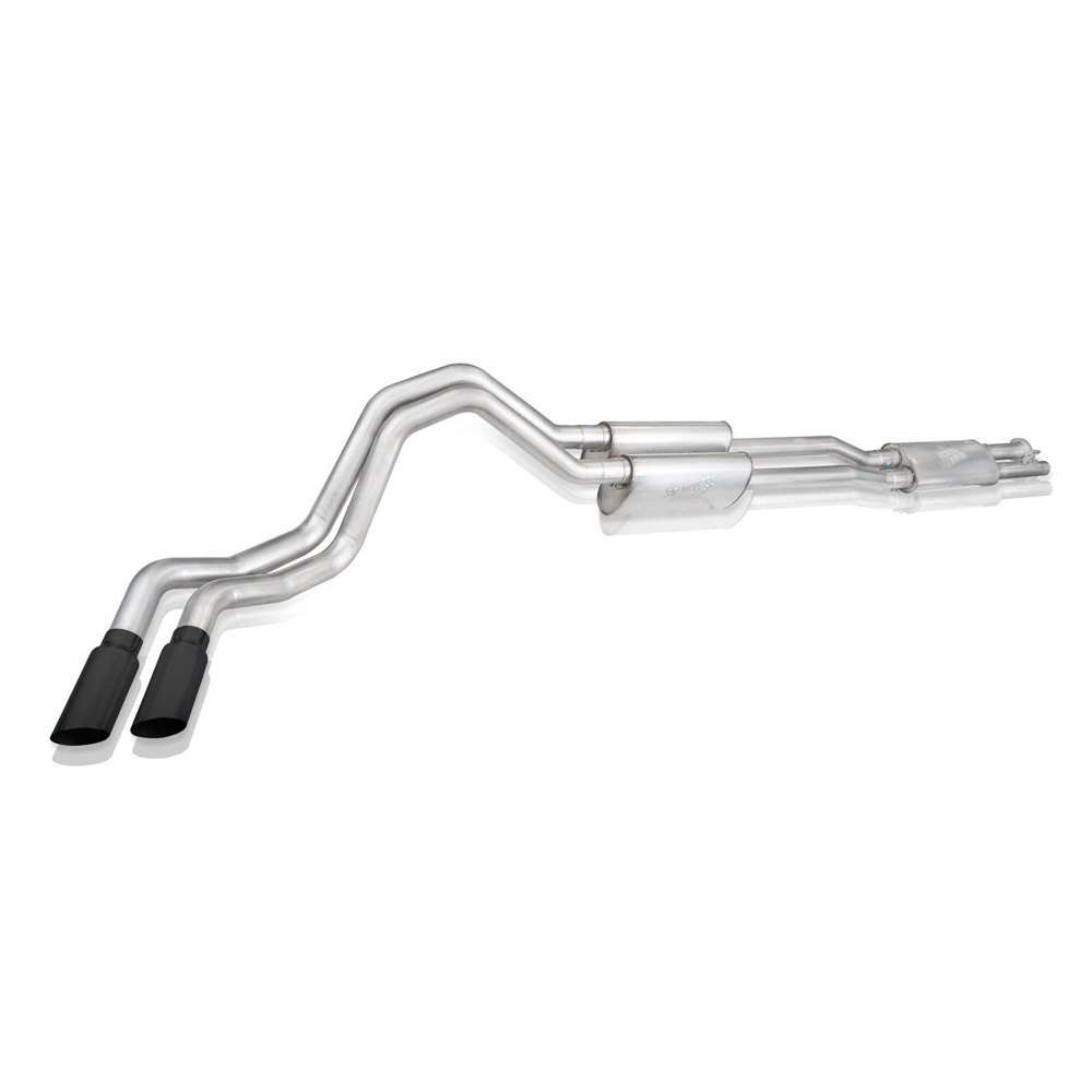 Stainless Works FT220CBR-B - 20-21 Ford F-250/F-350 7.3L 304SS Redline Catback w/ 4in Matte Black Tips Stainless Works FT220CBR-B - 20-21 Ford F-250/F-350 7.3L 304SS Redline Catback w/ 4in Matte Black Tips