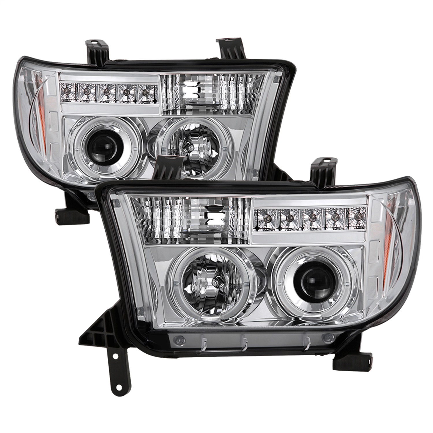 Spyder 5012036 - Toyota Tundra 07-13 Projector Headlights LED Halo LED Chrm PRO-YD-TTU07-HL-C