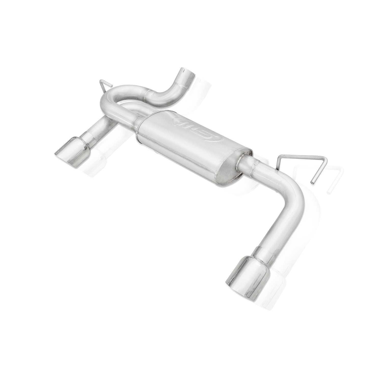 Stainless Works JPJKAB - 2007-17 Jeep Wrangler Axleback Exhaust