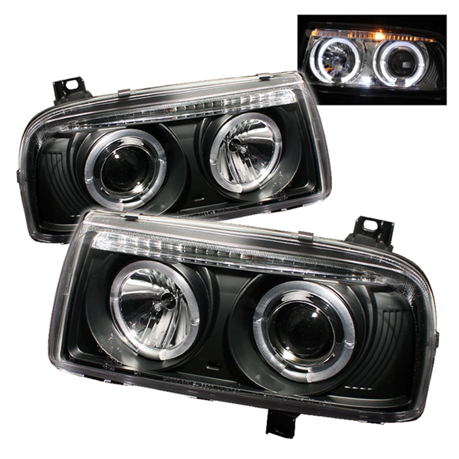 Spyder 5012197 - Volkswagen Jetta III 93-98 Projector Headlights LED Halo Blk High H1 Low H1 PRO-YD-VJ93-HL-BK Spyder 5012197 - Volkswagen Jetta III 93-98 Projector Headlights LED Halo Blk High H1 Low H1 PRO-YD-VJ93-HL-BK