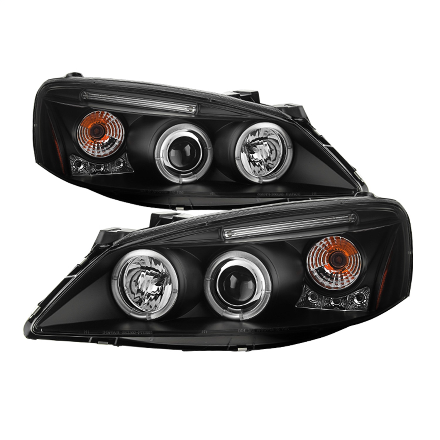 Spyder 5011596 - Pontiac G6 2/4DR 05-08 Projector Headlights LED Halo LED Blk PRO-YD-PG605-HL-BK
