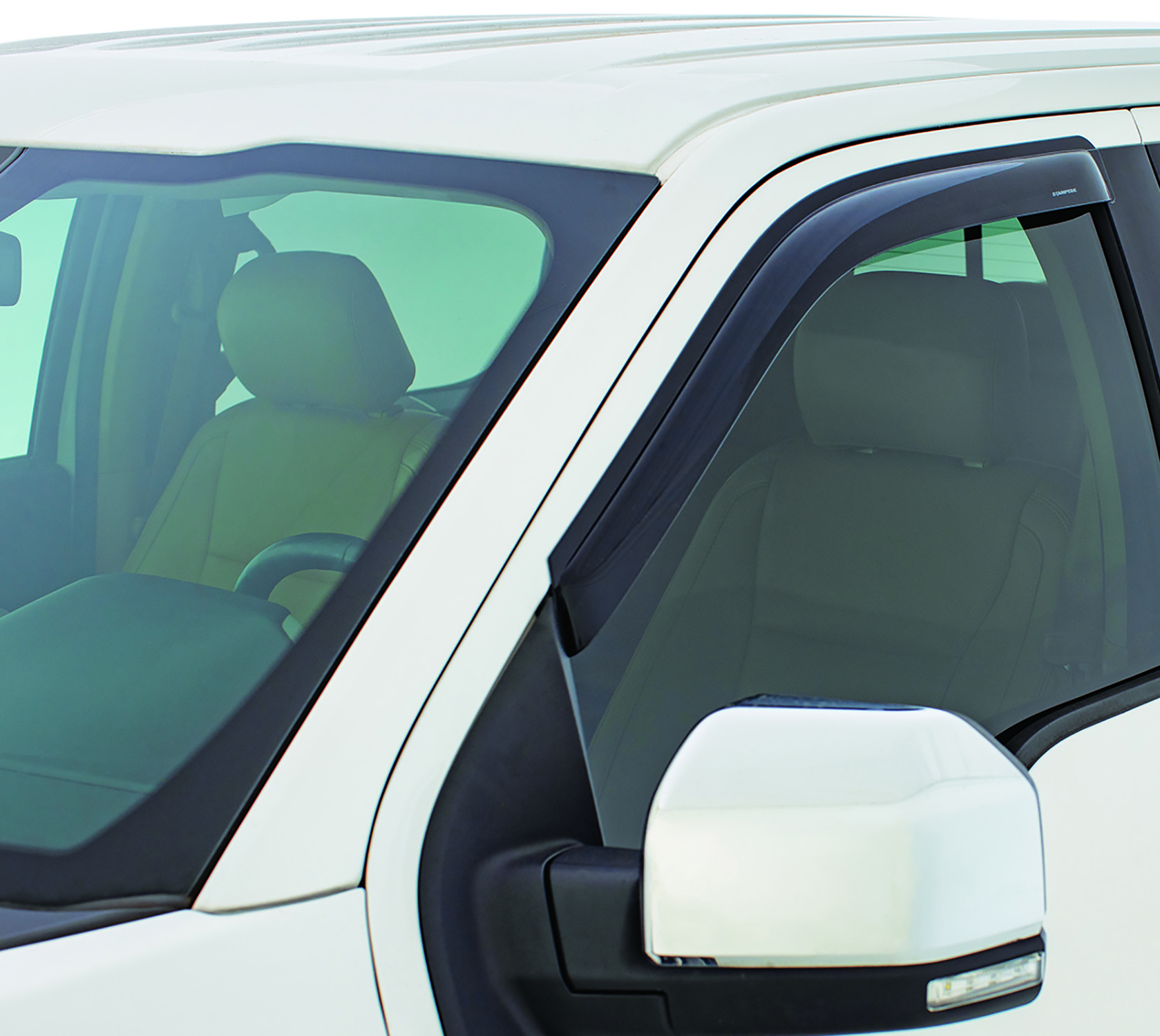 Stampede 6726-2 - Tape-Onz Sidewind Deflector, Smoke, 2 pc. for 2012-2015 Honda Civic Coupe