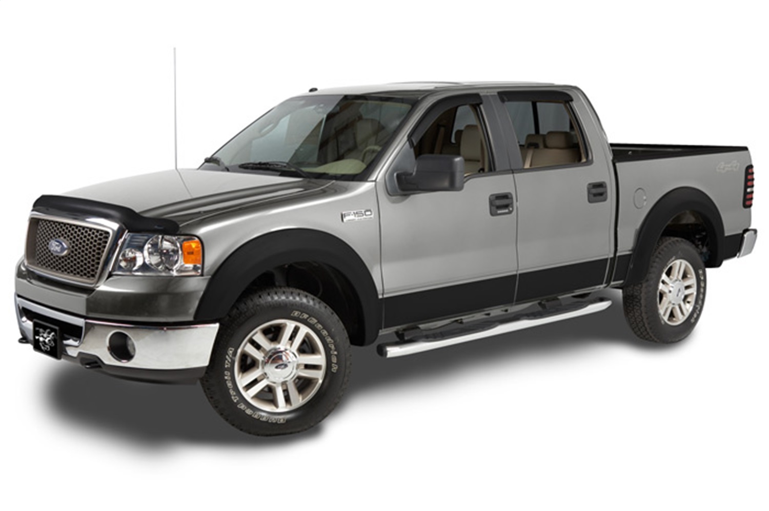 Stampede 8539-2 - Black Trail Riderz Smooth Finish 4-Piece Fender Flare for 2017-2021 Ford F-250/F-350/F-450 Stampede 8539-2 - Black Trail Riderz Smooth Finish 4-Piece Fender Flare for 2017-2021 Ford F-250/F-350/F-450