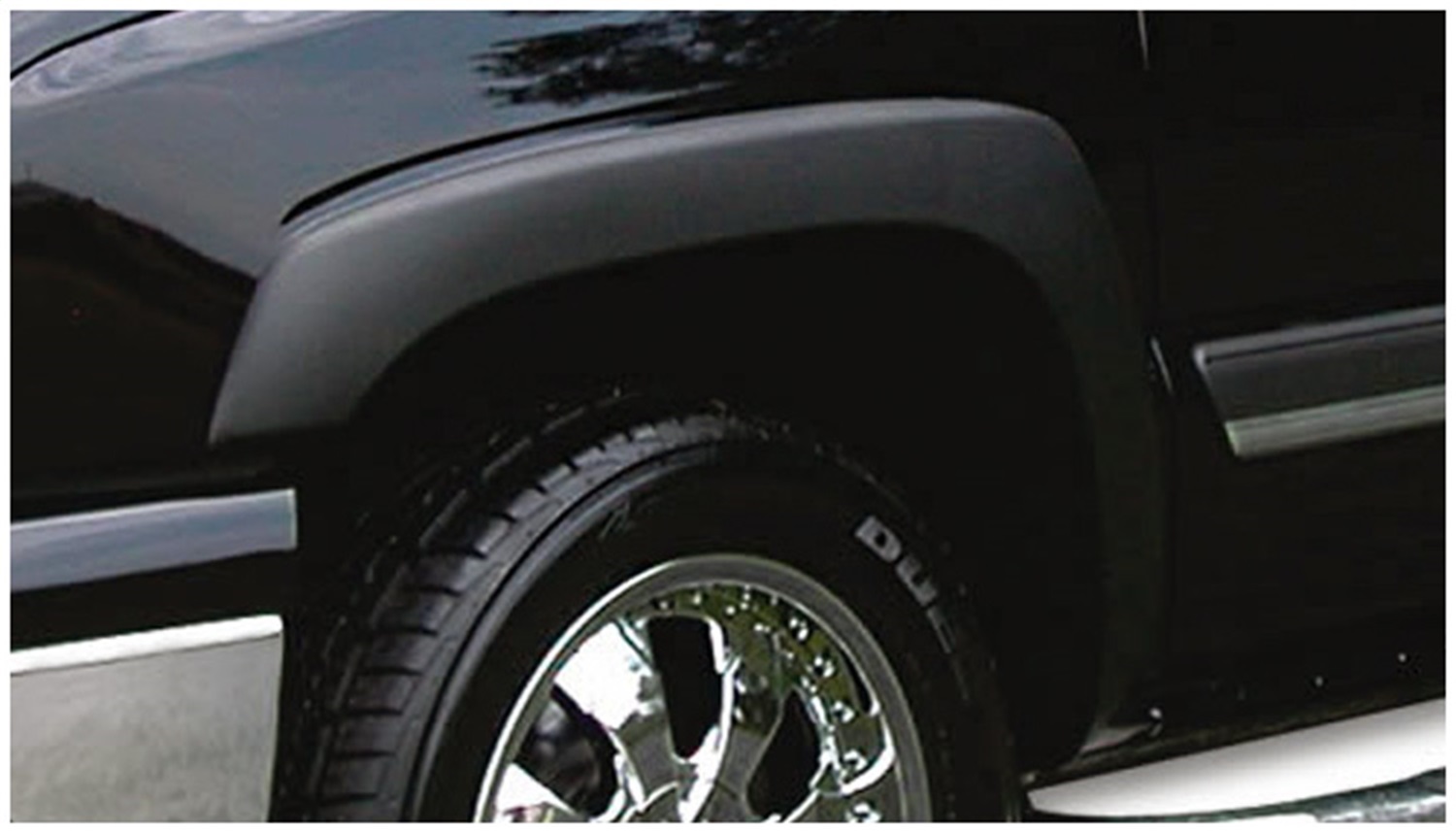Stampede 8606-2 - Black Original Riderz Smooth Finish 4-Piece Fender Flare for 2002-2008 Dodge Ram 1500, 2003-2009 Dodge Ram 2500/3500 | Fits 75.9/76.3/78.0 In. Bed