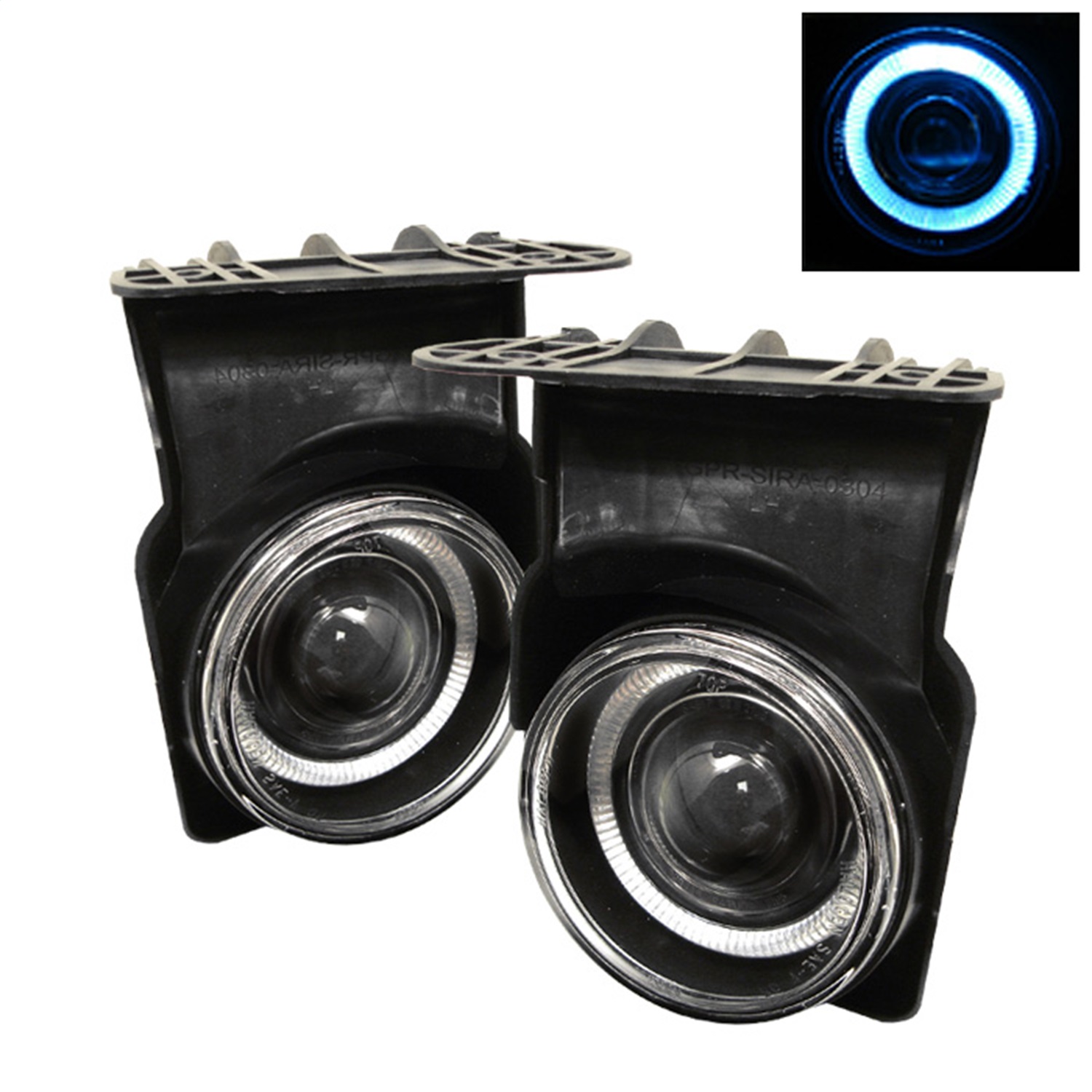 Spyder 5021434 - GMC Sierra 1500 03-06/Sierra 1500HD 03-06 Halo Projector Fog Lights w/swch Clear FL-P-GS03-HL Spyder 5021434 - GMC Sierra 1500 03-06/Sierra 1500HD 03-06 Halo Projector Fog Lights w/swch Clear FL-P-GS03-HL