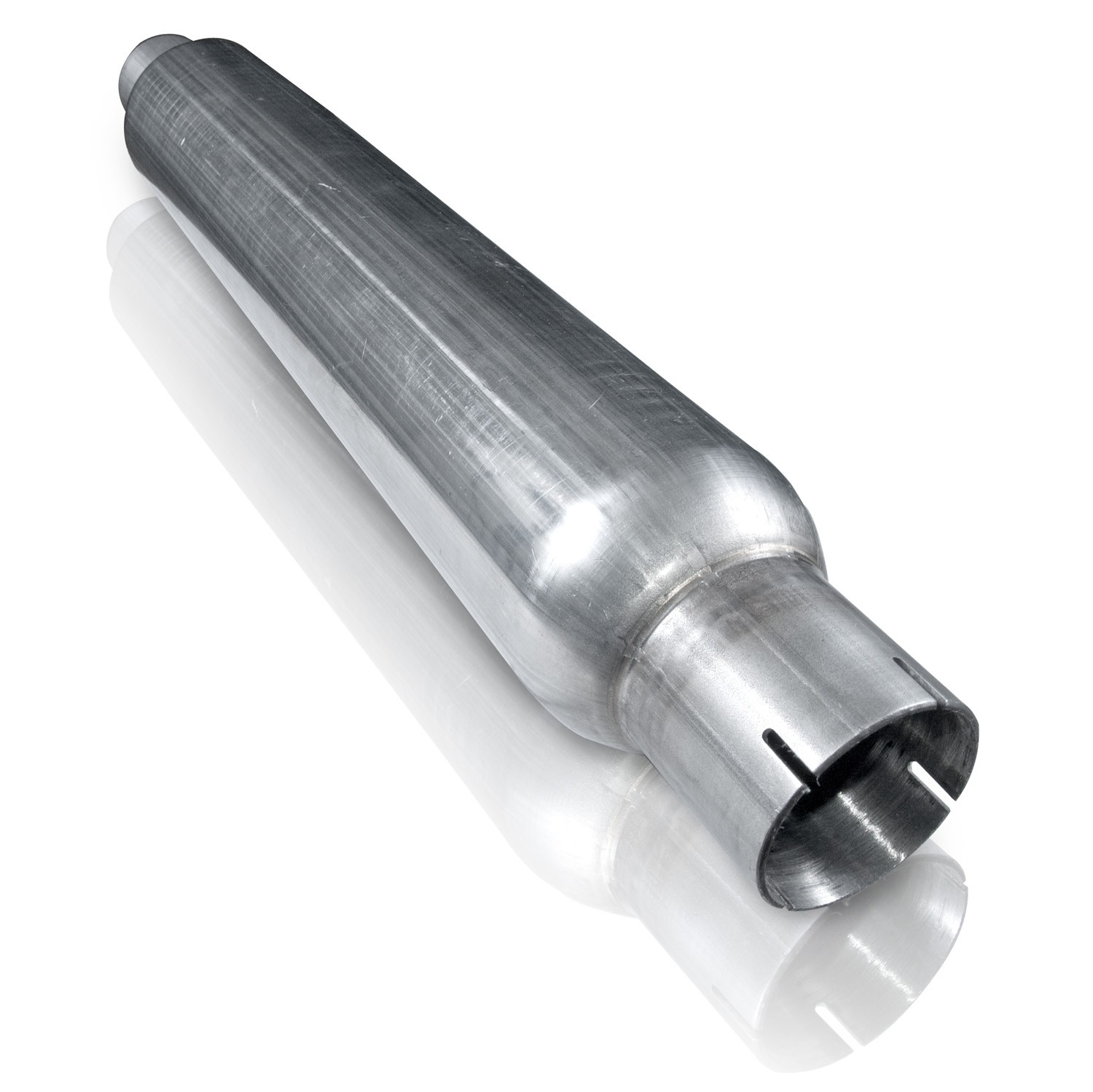 Stainless Works ST2242 - 2in SMOOTH TUBE MUFFLER (MILL FINISH) Stainless Works ST2242 - 2in SMOOTH TUBE MUFFLER (MILL FINISH)