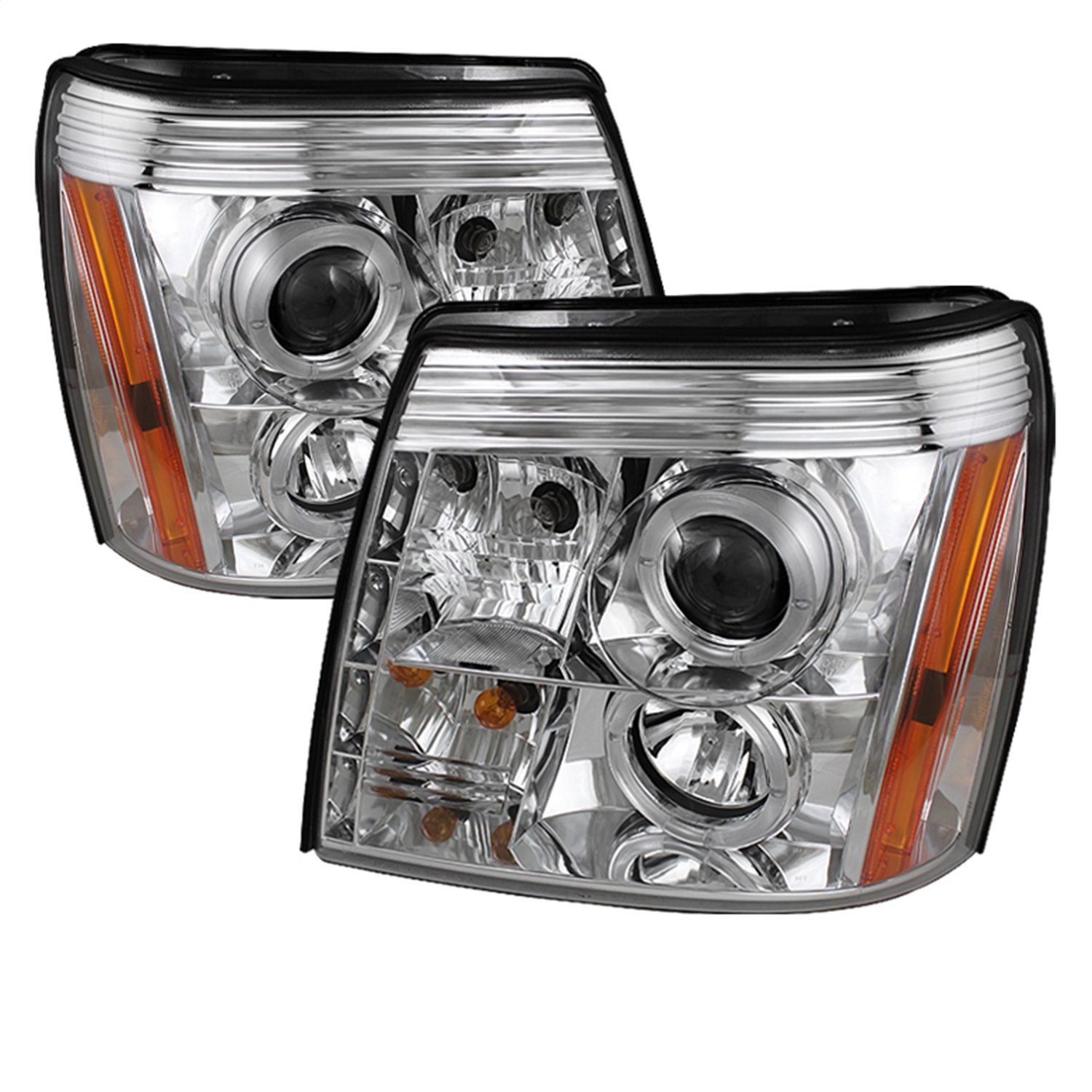 Spyder 5037930 - Cadillac Escalade 02-06 Projector Halogen Model- LED Halo DRL Chrm PRO-YD-CE02-DRL-C Spyder 5037930 - Cadillac Escalade 02-06 Projector Halogen Model- LED Halo DRL Chrm PRO-YD-CE02-DRL-C