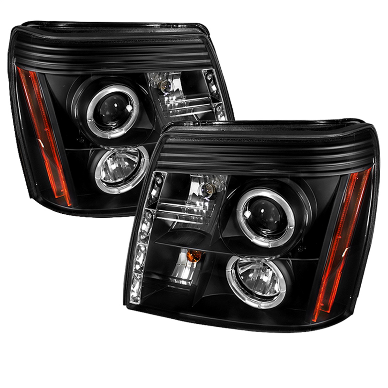Spyder 5037947 - Cadillac Escalade 02-06 Projector Halogen Model- LED Halo DRL Blk PRO-YD-CE02-DRL-BK Spyder 5037947 - Cadillac Escalade 02-06 Projector Halogen Model- LED Halo DRL Blk PRO-YD-CE02-DRL-BK