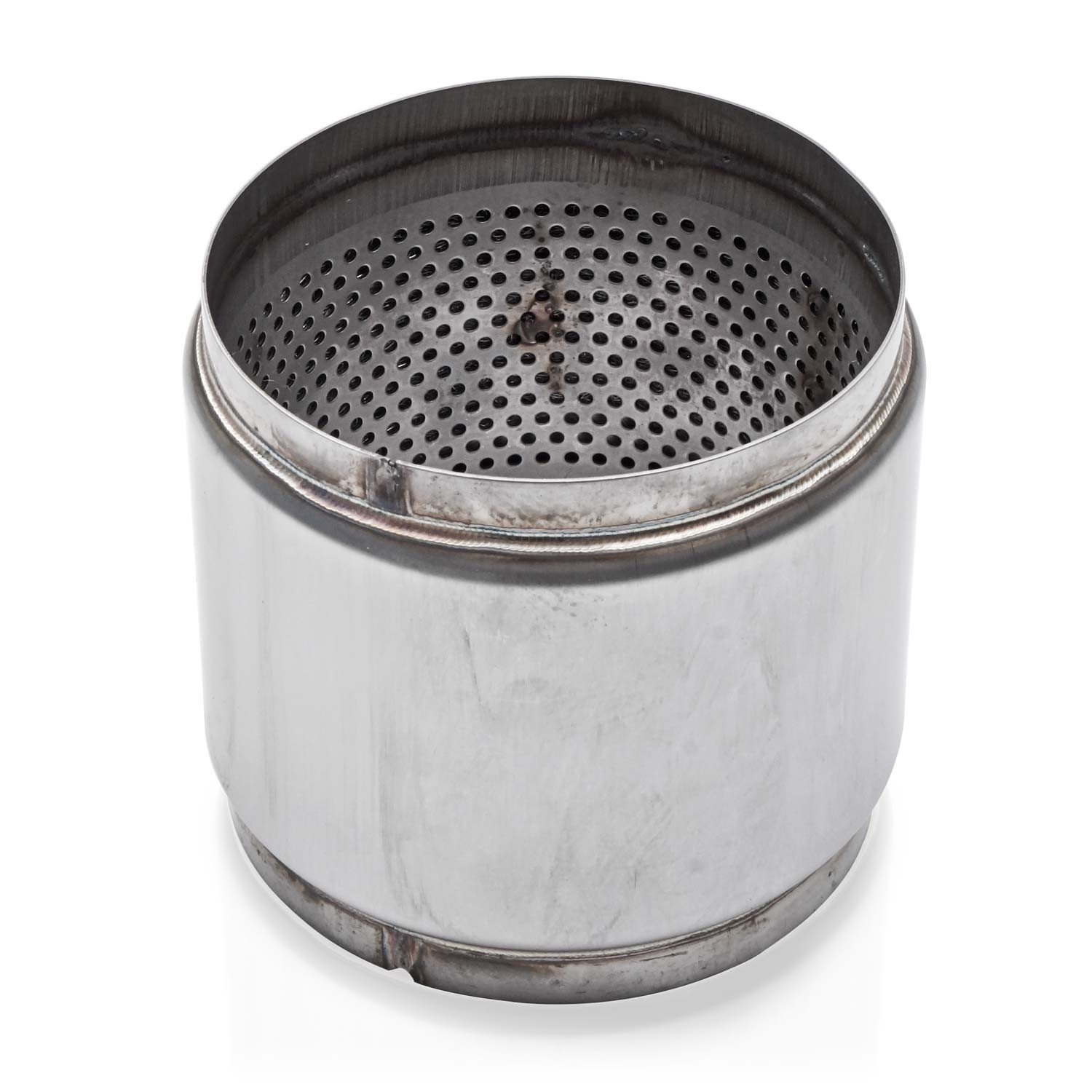 Stainless Works RM40 - 4in OD 4.75in Body 5in Length Race Muffler