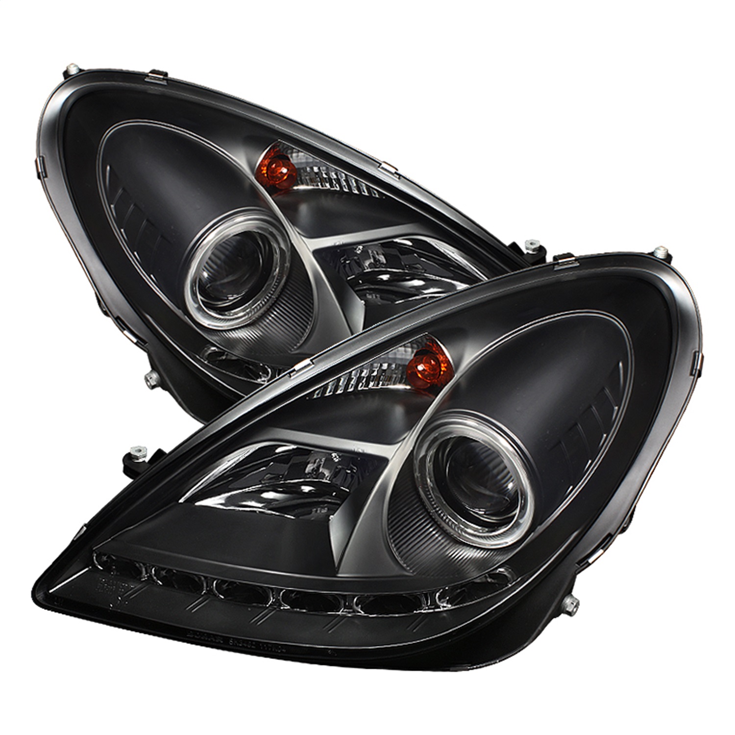 Spyder 5032546 - Mercedes Benz SLK 05-10 Projector Headlights Halogen Model- DRL Blk PRO-YD-MBSLK05-DRL-BK Spyder 5032546 - Mercedes Benz SLK 05-10 Projector Headlights Halogen Model- DRL Blk PRO-YD-MBSLK05-DRL-BK