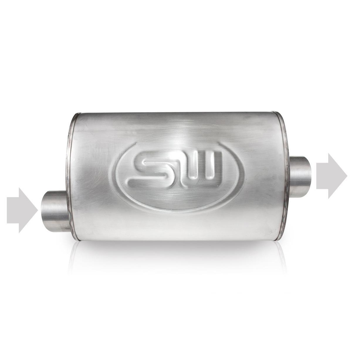 Stainless Works TM4S2O2C - 2in ID OFFSET INLET/ 2in OD CENTER OUTLET 4inX8in Stainless Works TM4S2O2C - 2in ID OFFSET INLET/ 2in OD CENTER OUTLET 4inX8in