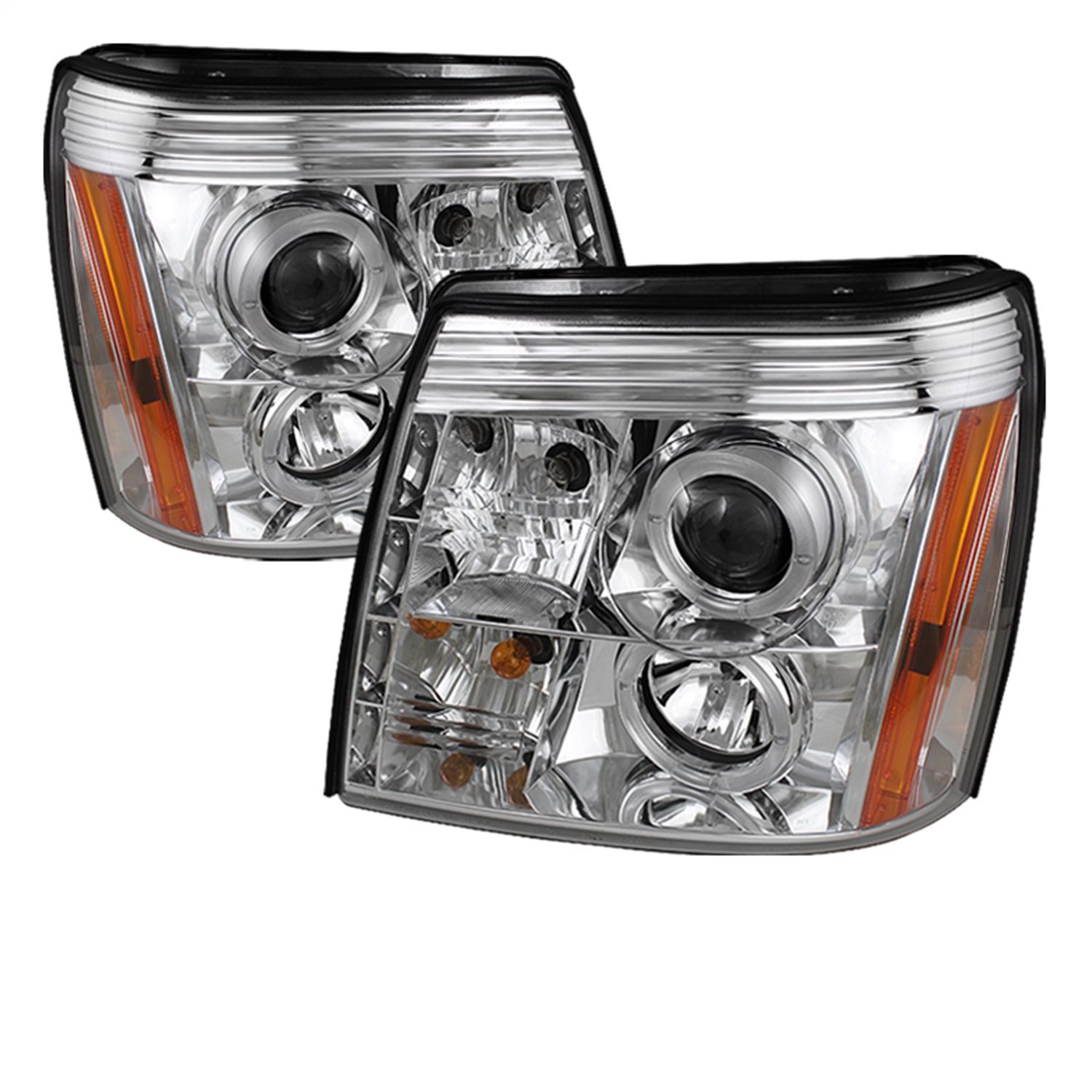 Spyder 5042279 - Cadillac Escalade 02-06 Projector Xenon/HID Model- LED Halo DRL Chrm PRO-YD-CE02-HID-DRL-C Spyder 5042279 - Cadillac Escalade 02-06 Projector Xenon/HID Model- LED Halo DRL Chrm PRO-YD-CE02-HID-DRL-C